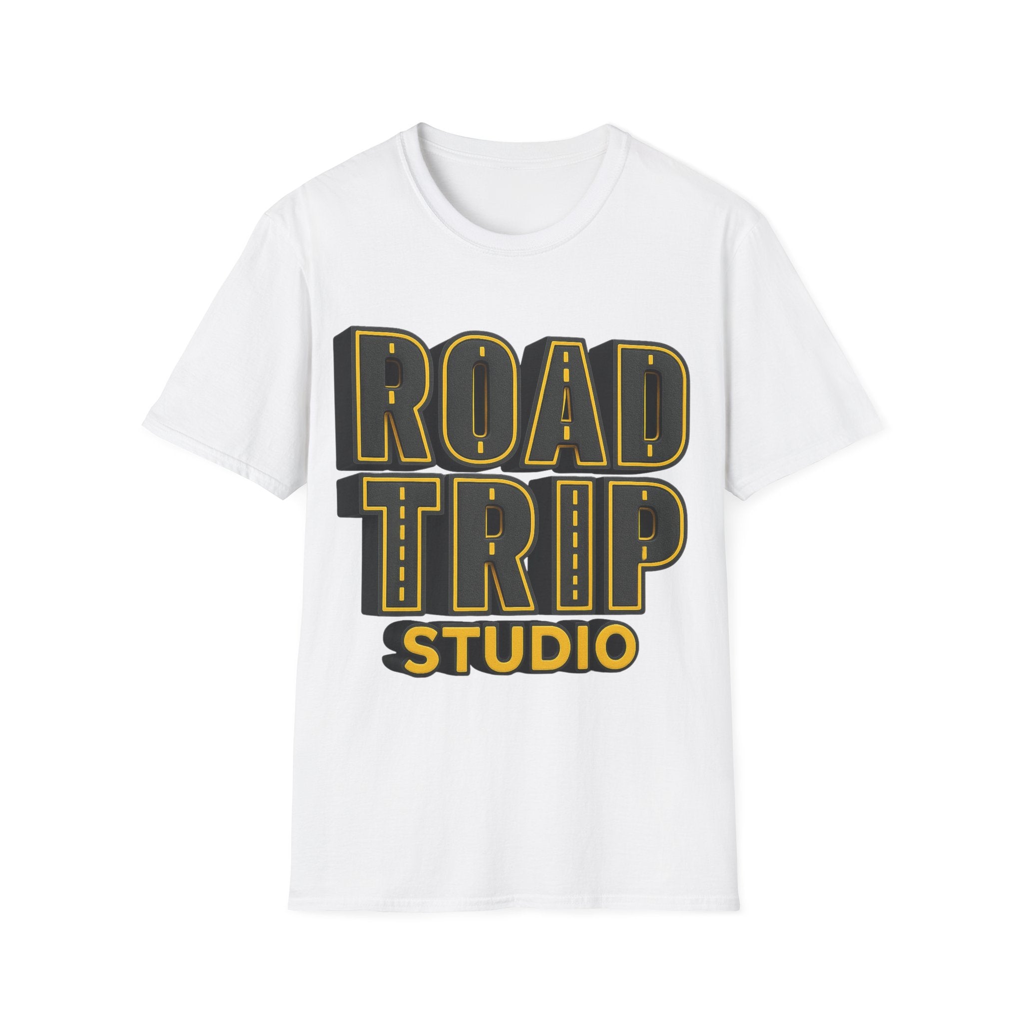 Road Trip Highway Text Logo T-Shirt — Official Road Trip Merch