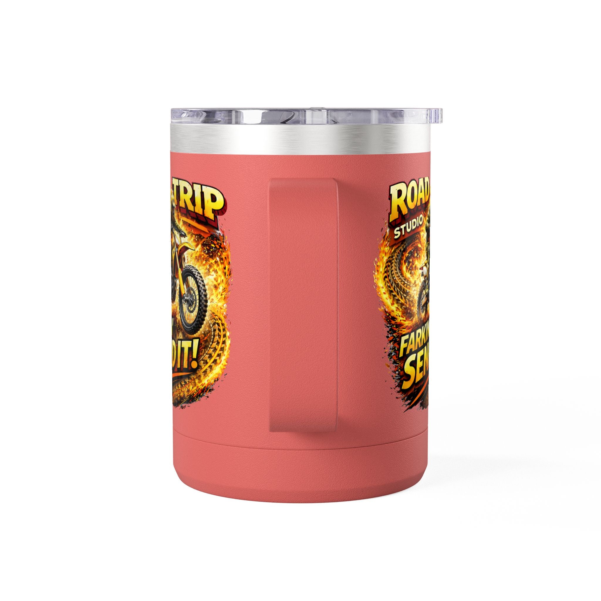 Farkin’ Send It Motocross 15oz Travel Mug