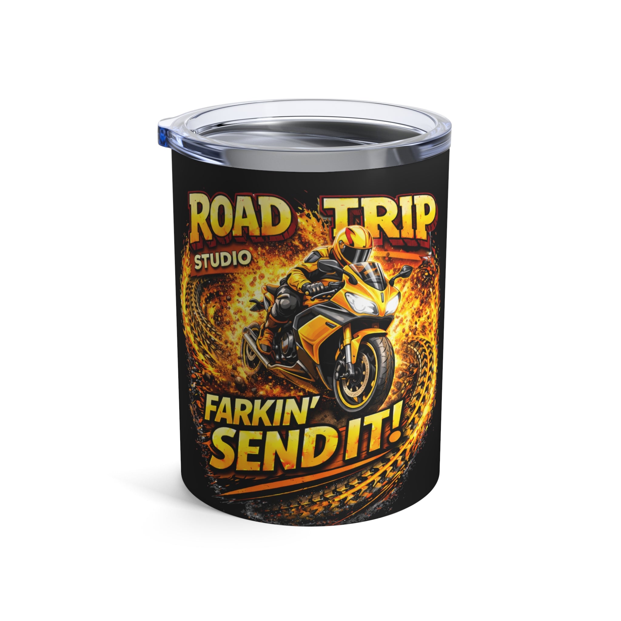 10oz Farkin’ Send It Road Bike Tumbler