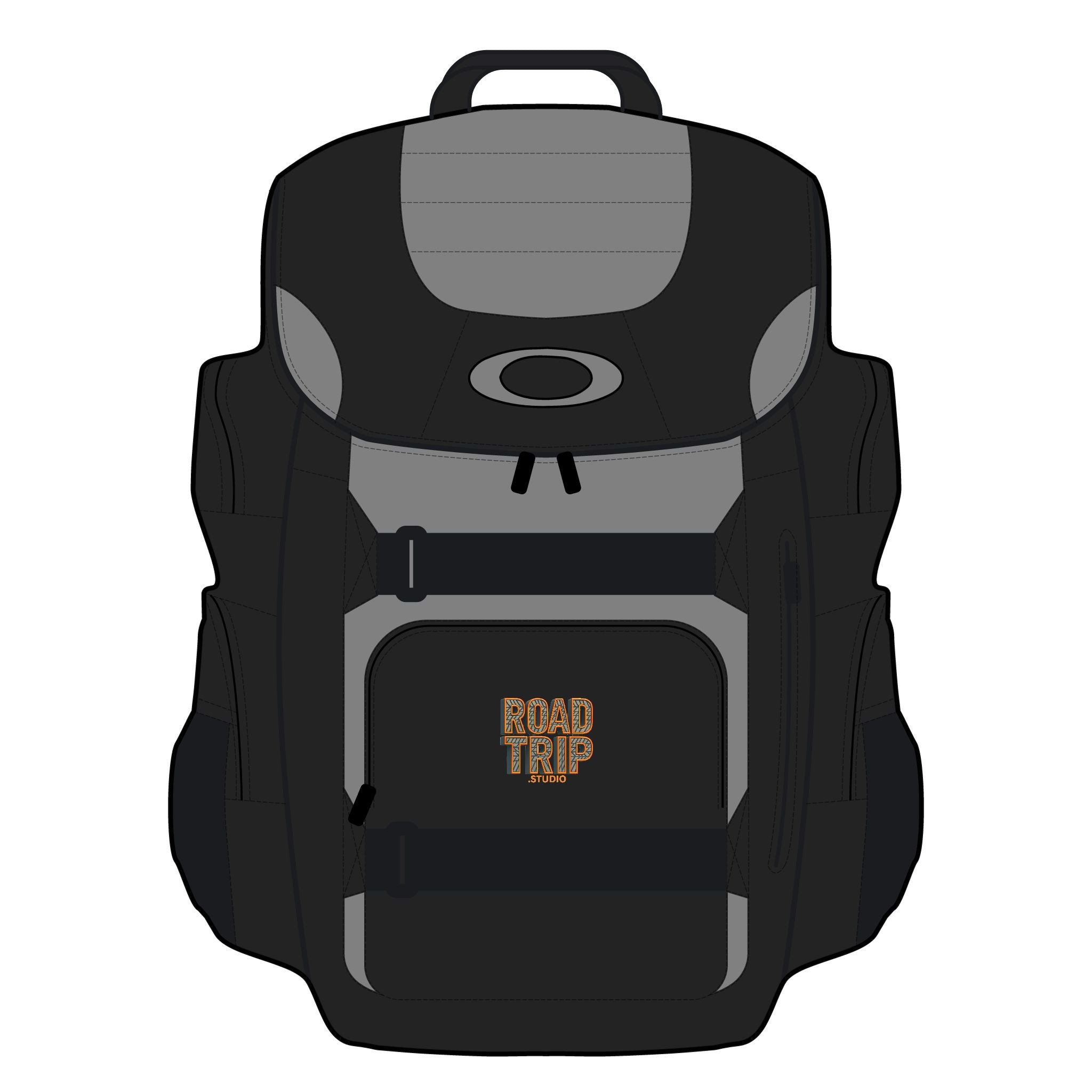 Oakley Enduro 2.0 30L Road Trip Backpack — Neon Tyre Tread Text Logo (Black or Camo)