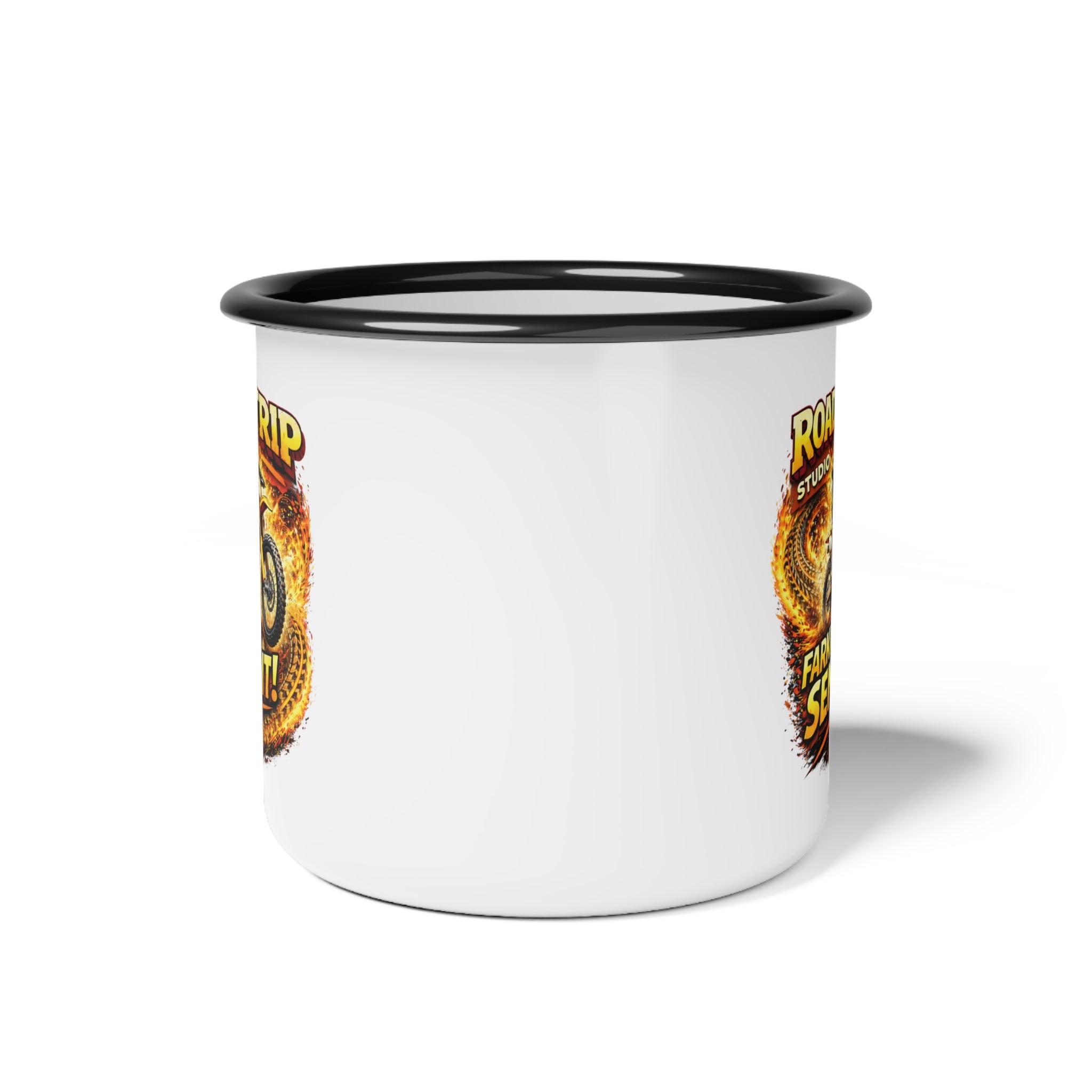 Farkin’ Send It Motocross Enamel Camp Cup