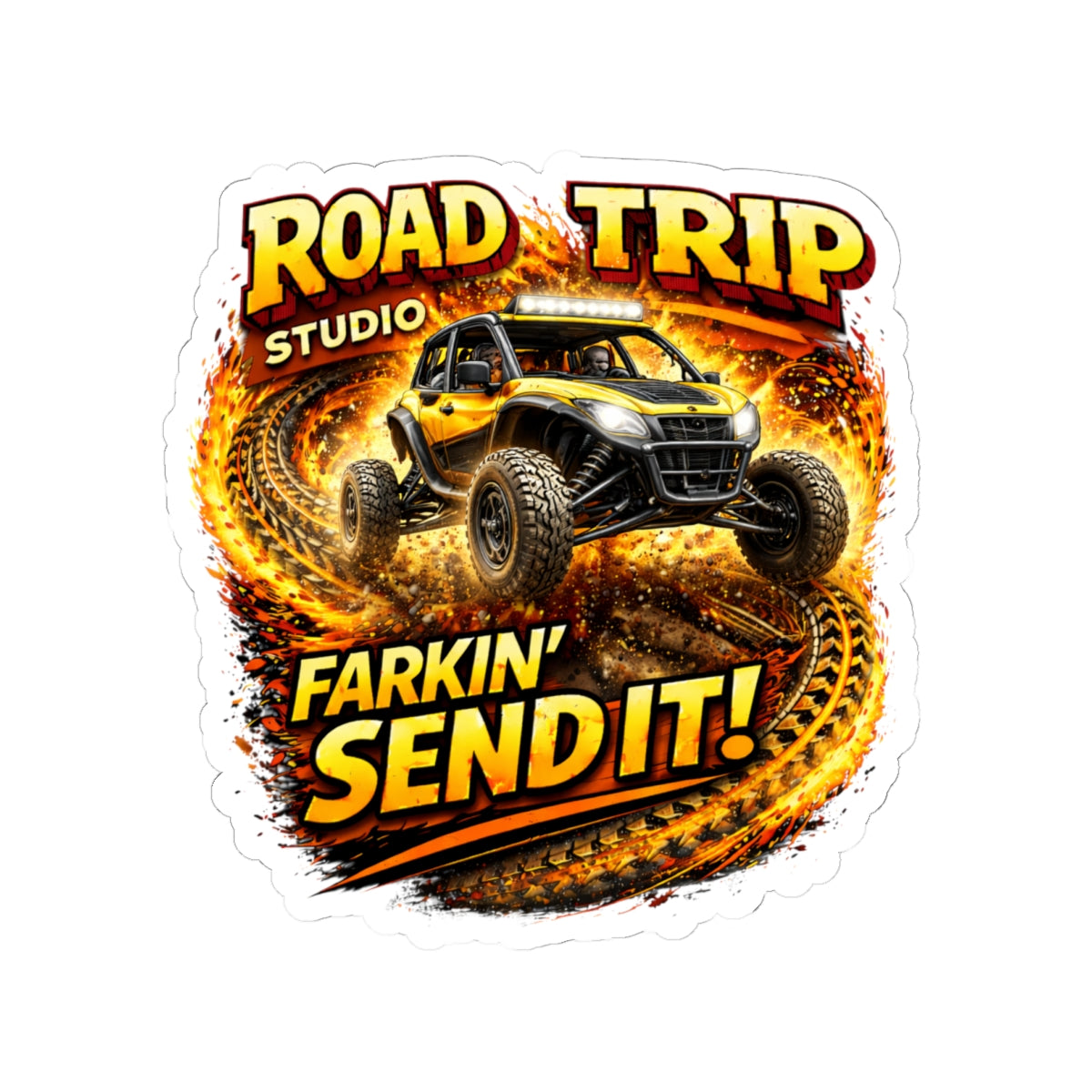 Farkin’ Send It Off-Road Buggy Sticker