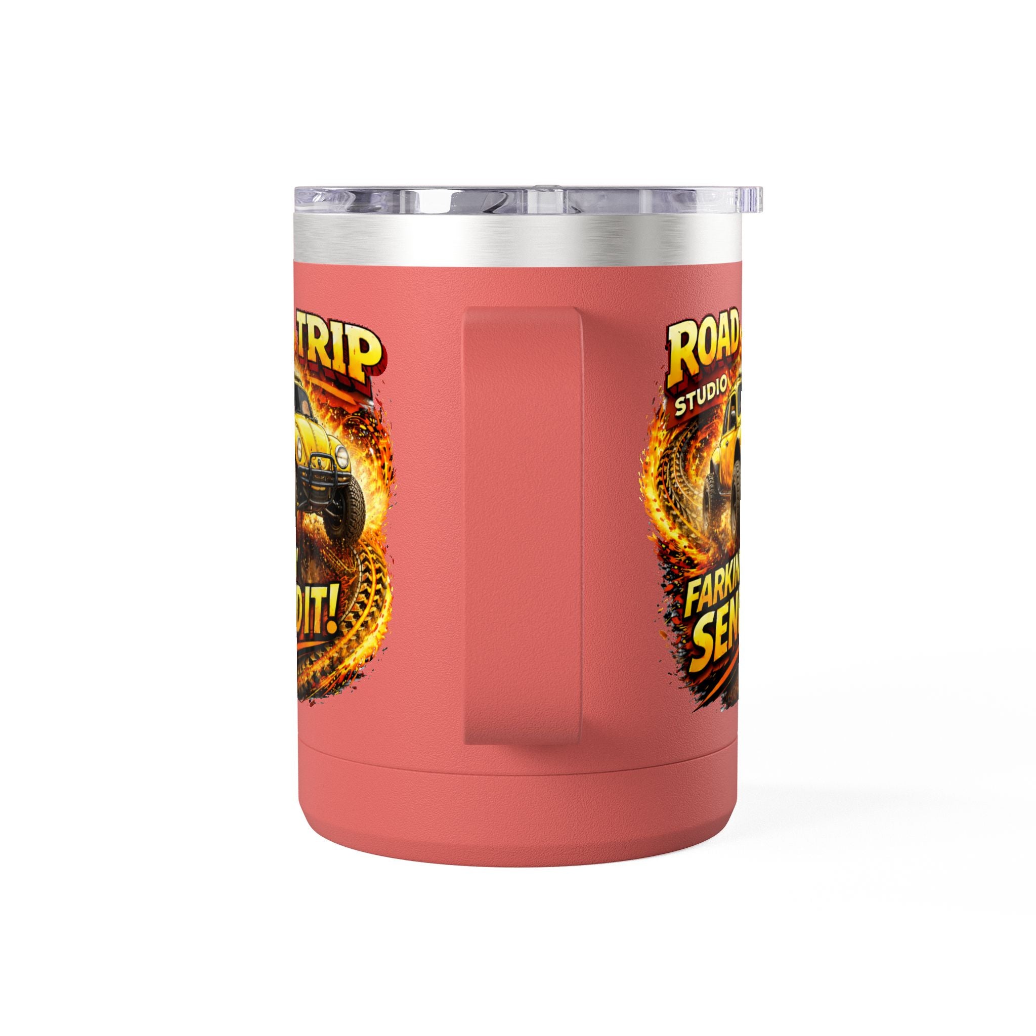 Farkin’ Send It Beetle Buggy 15oz Travel Mug