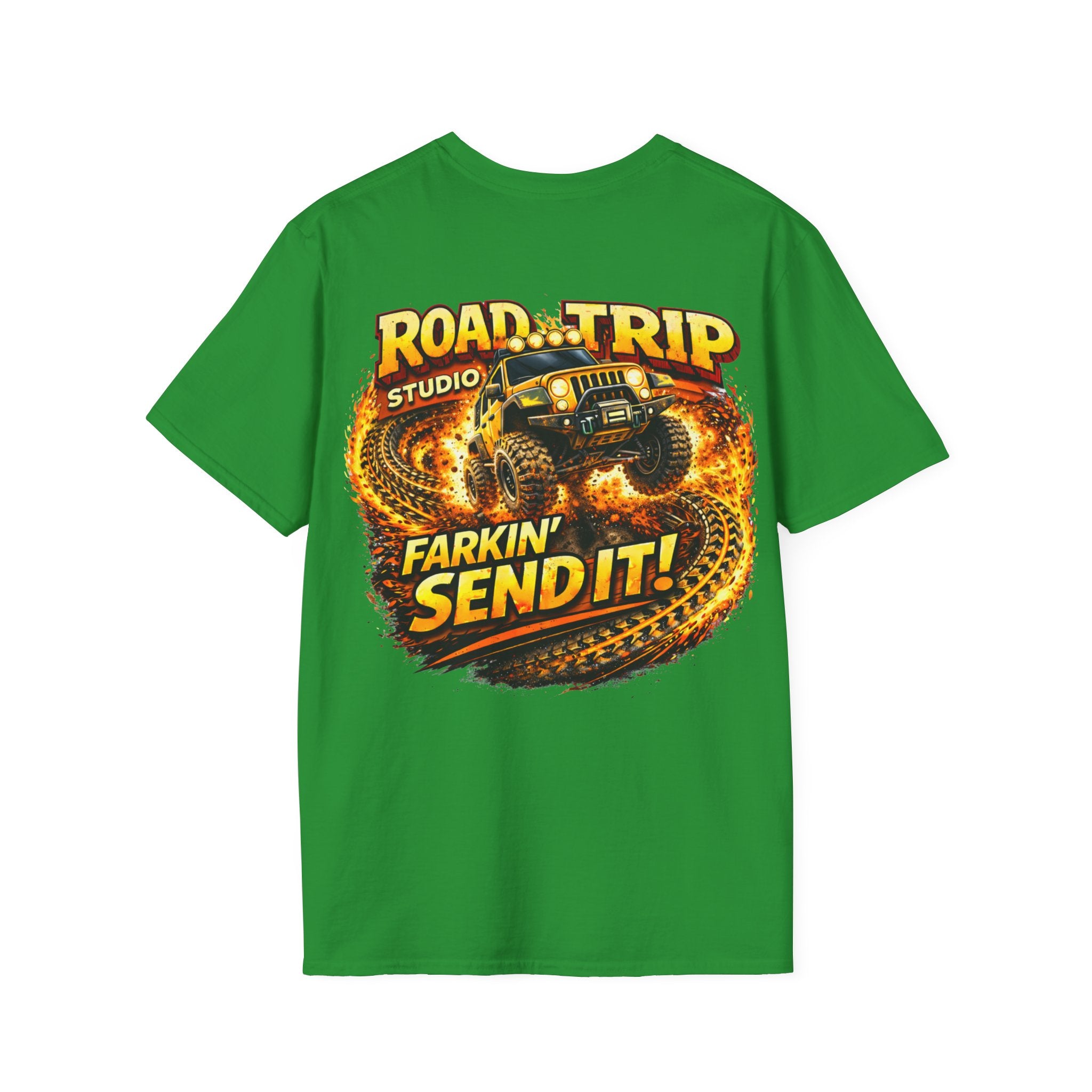 Farkin’ Send It Jeep T-Shirt - Official Road Trip Merch