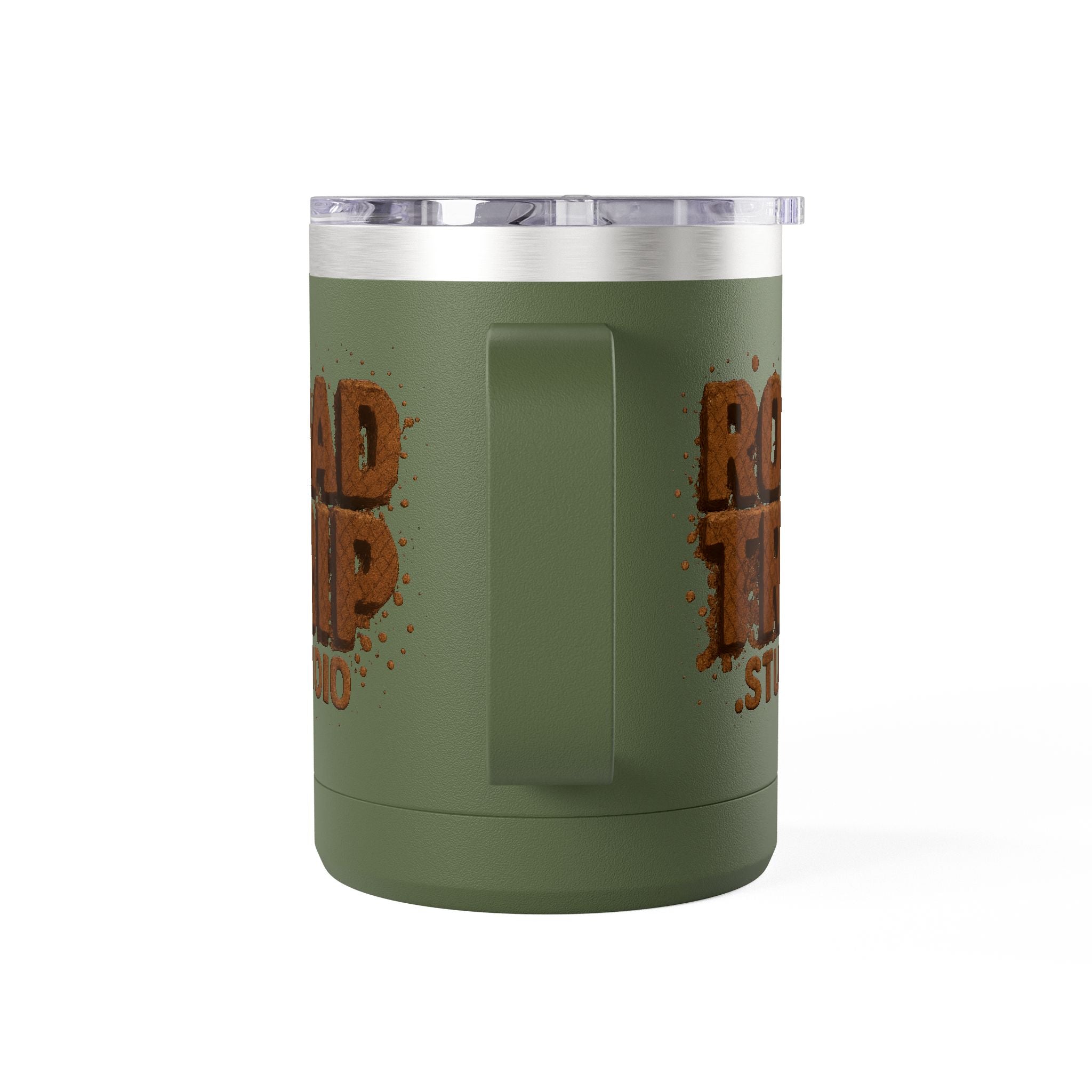 Road Trip Studio 15oz Travel Mug — Mud Splatter Tumbler
