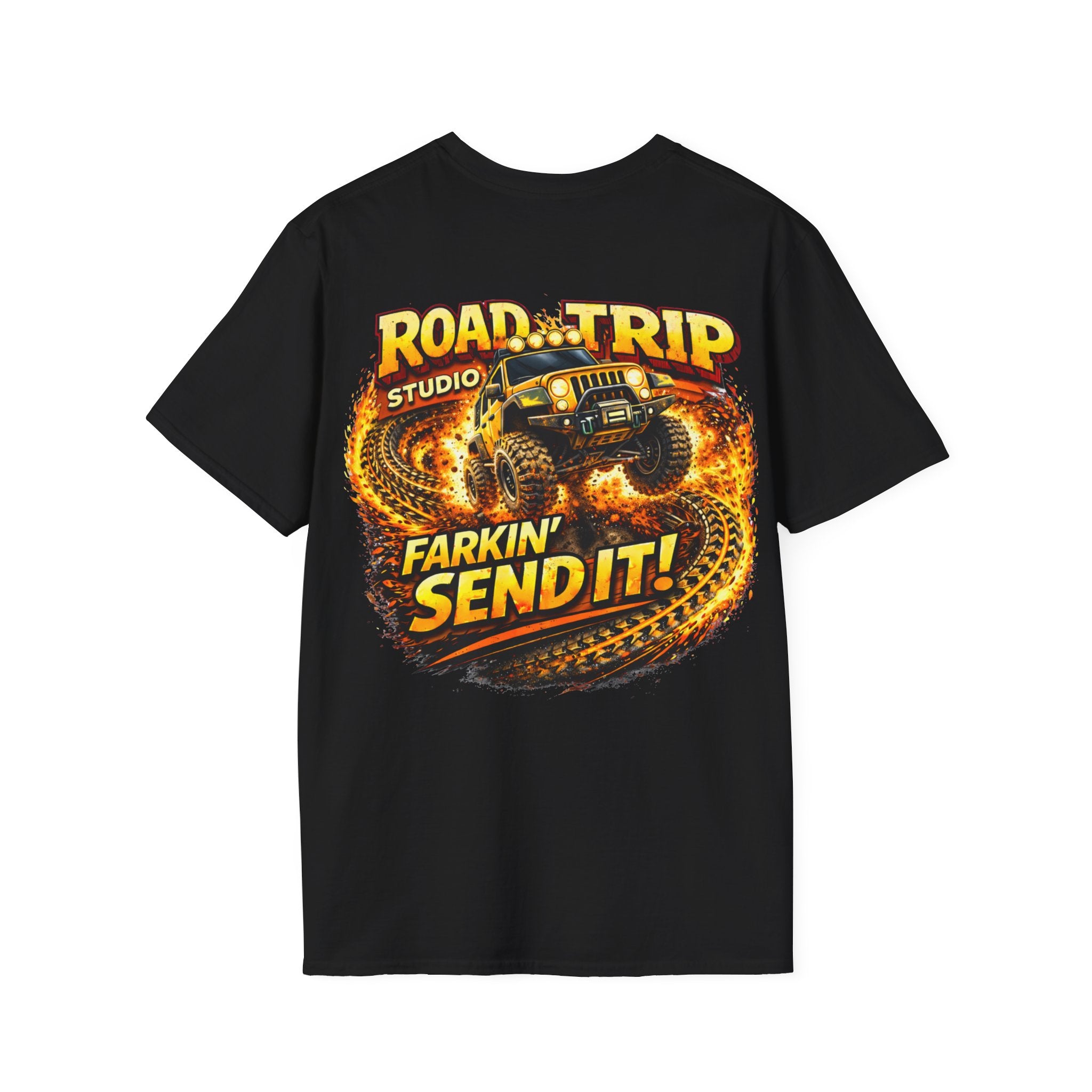 Farkin’ Send It Jeep T-Shirt - Official Road Trip Merch