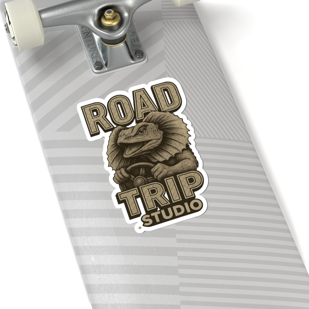 Road Trippin’ Frilled Neck Lizard Stickers - Official Road Trip Merch