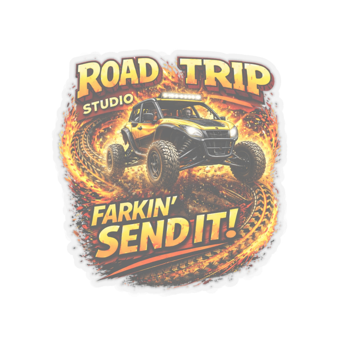 Farkin’ Send It Off-Road Buggy Sticker
