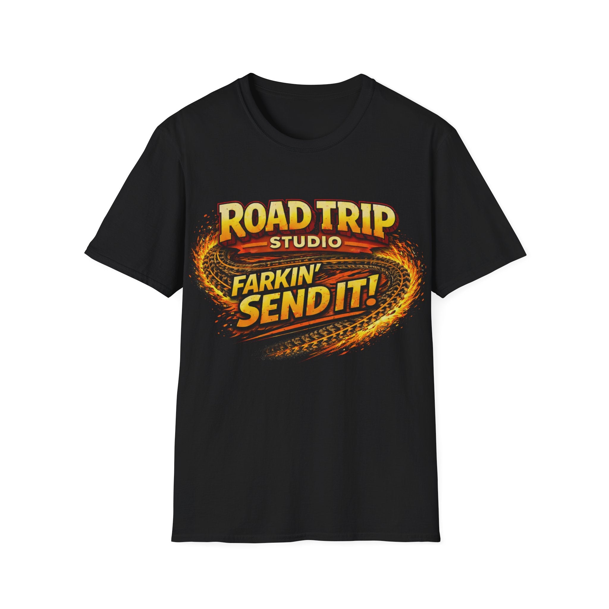 Road Trip Studio - Farkin Send It Logo T-Shirt — Official Road Trip Merch