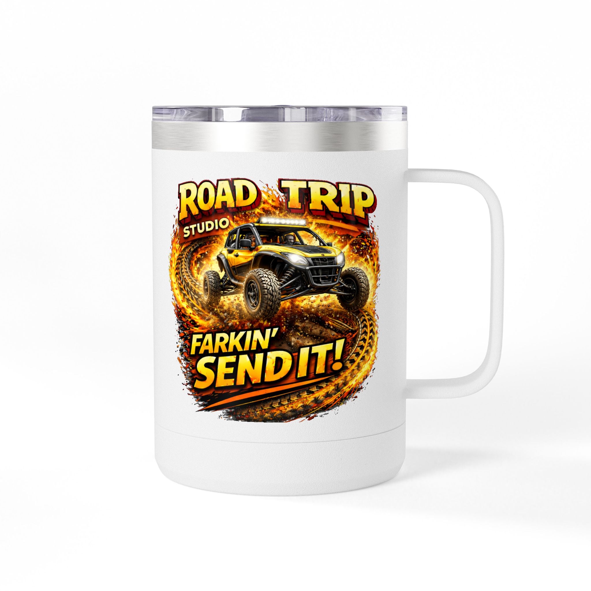 Farkin’ Send It Off-Road Buggy 15oz Travel Mug