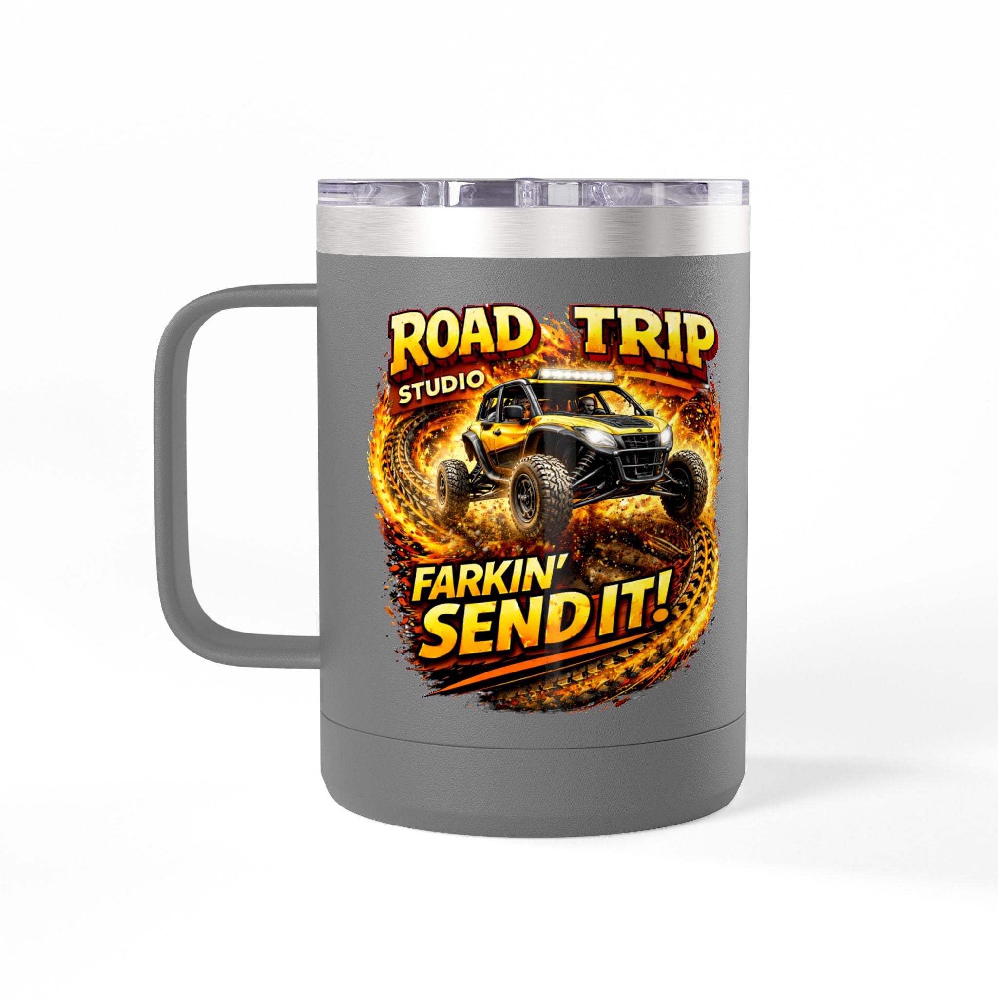 Farkin’ Send It Off-Road Buggy 15oz Travel Mug