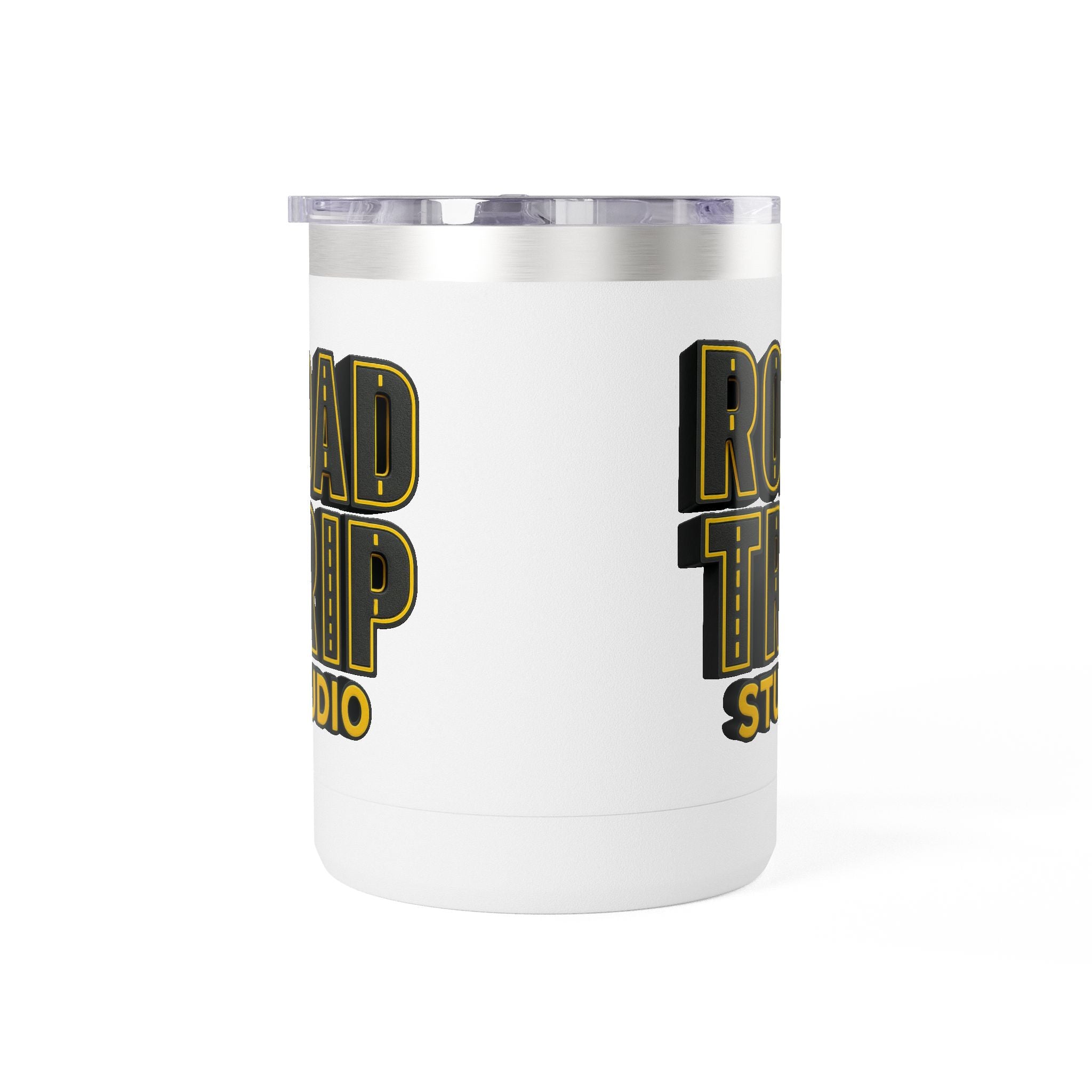 Road Trip Studio 15oz Travel Mug — Highway Text Tumbler