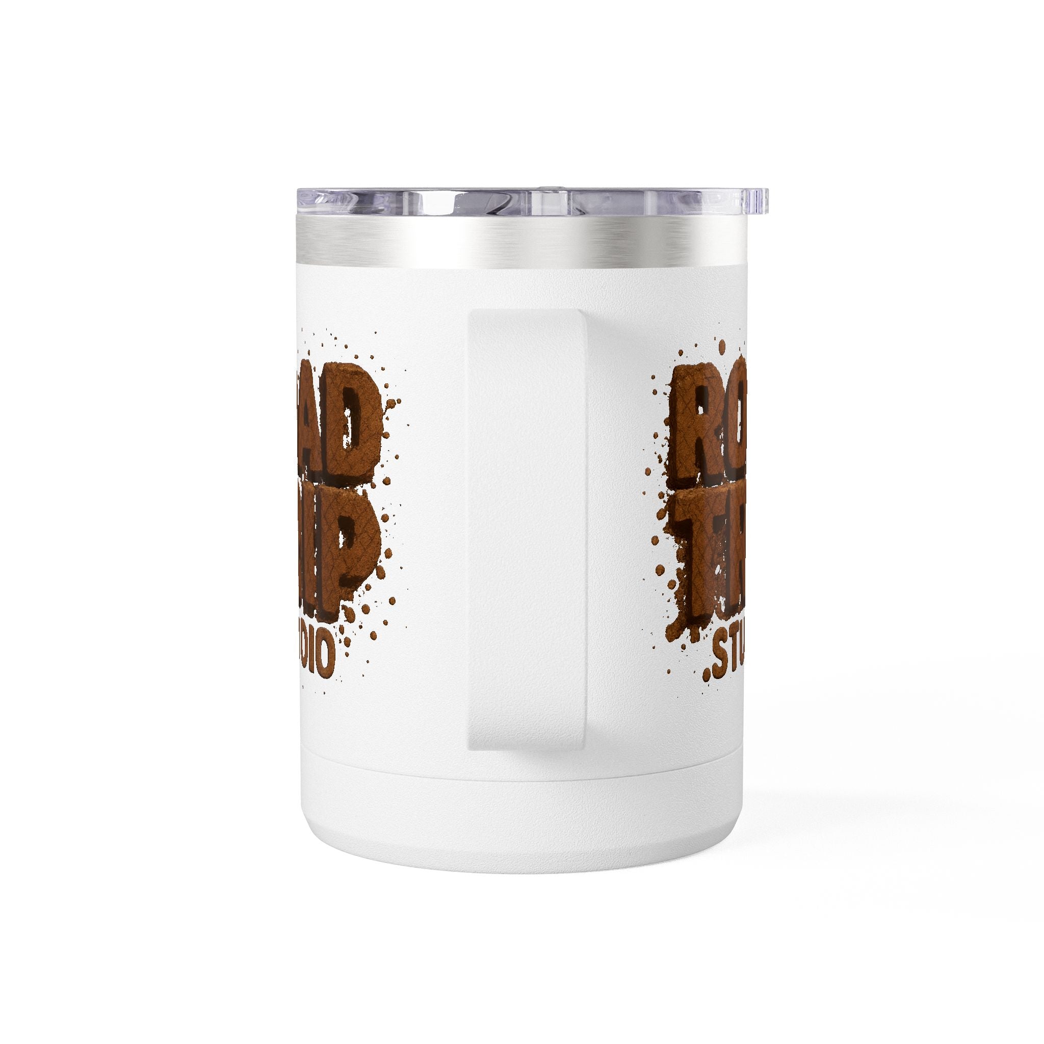 Road Trip Studio 15oz Travel Mug — Mud Splatter Tumbler