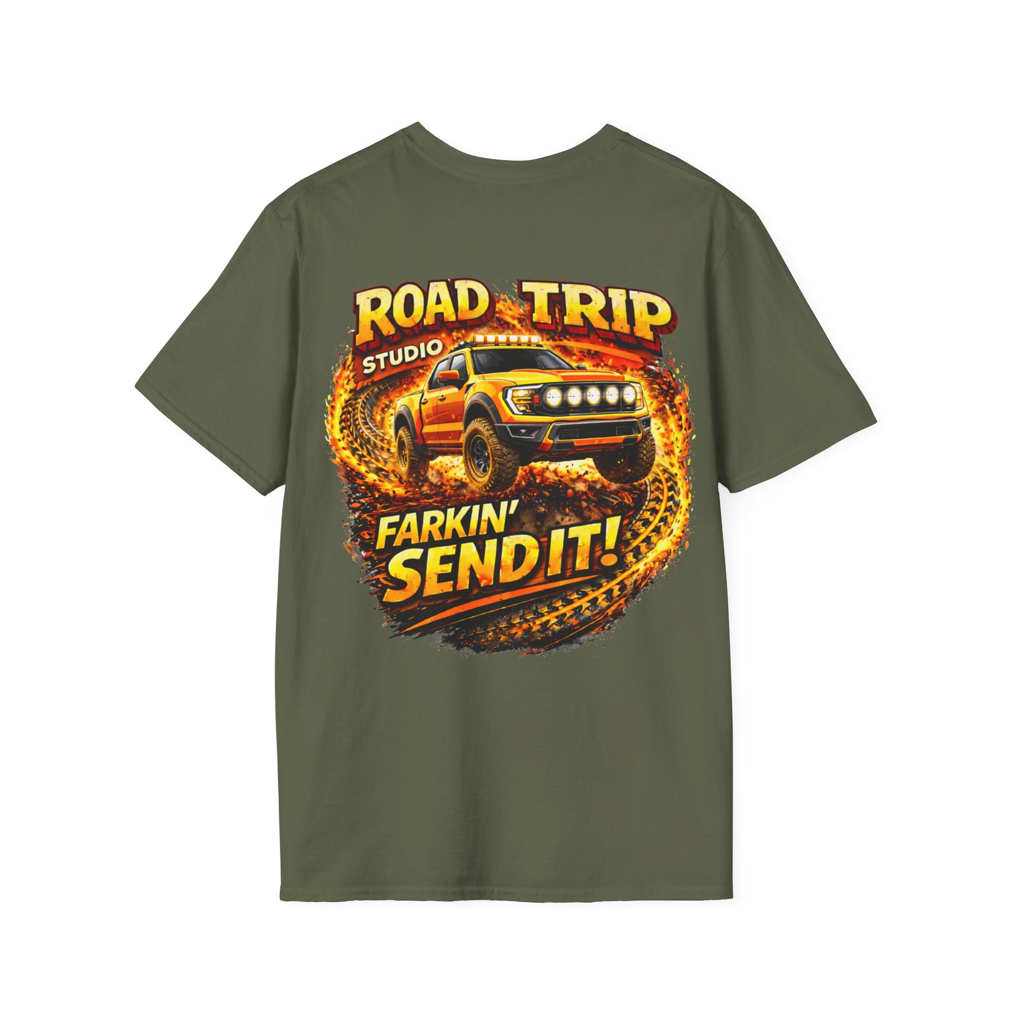 Farkin’ Send It Off-Road Ute T-Shirt - Official Road Trip Merch