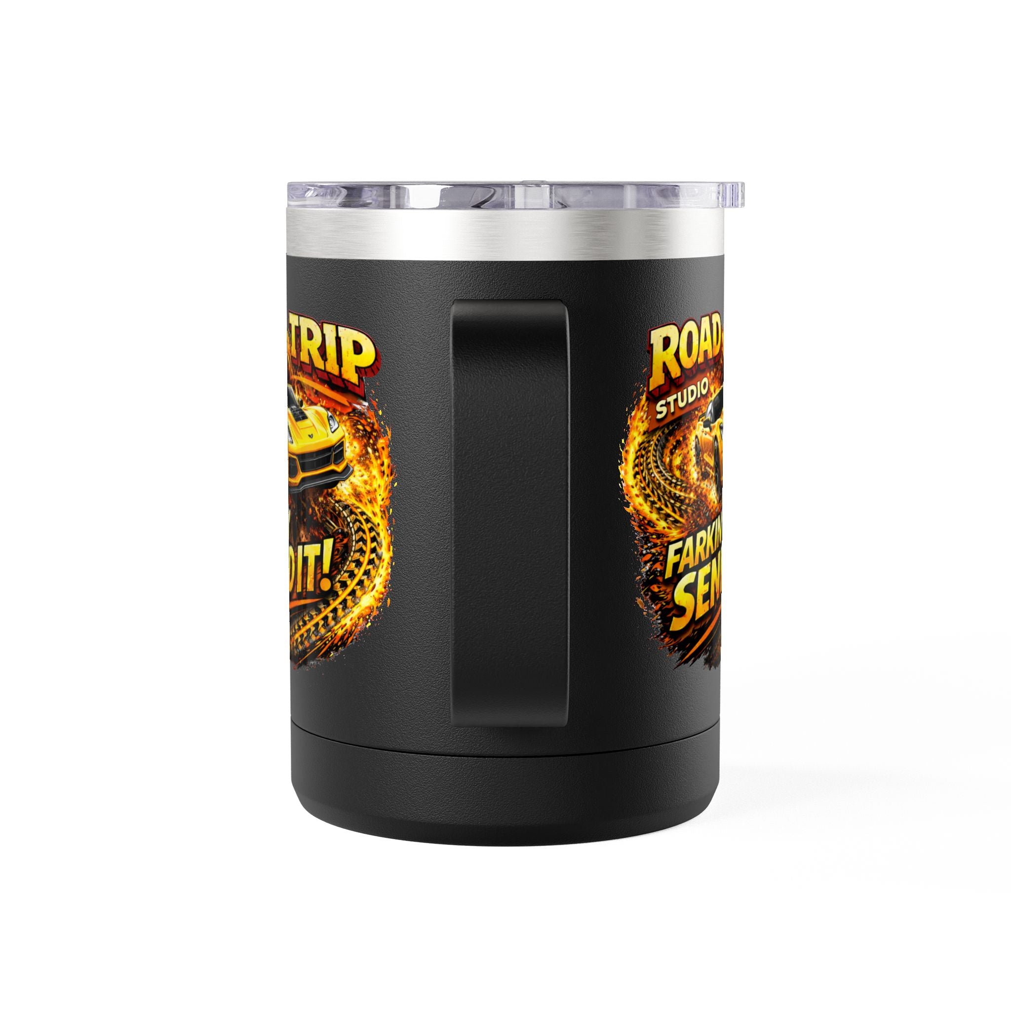 Farkin’ Send It Sports Car 15oz Travel Mug