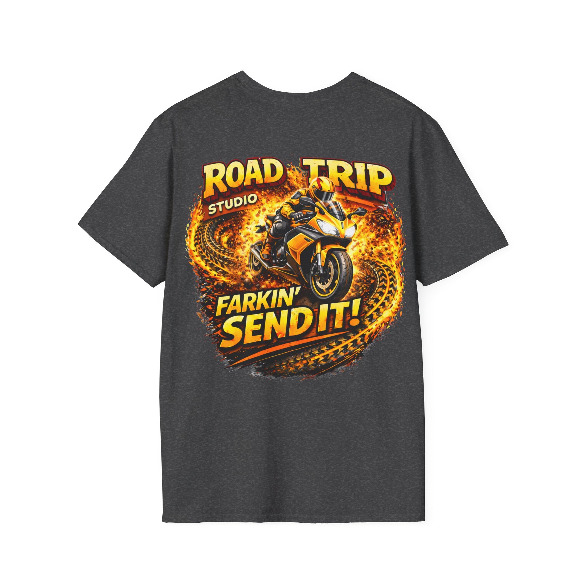 Farkin’ Send It Road Bike T-Shirt - Official Road Trip Merch