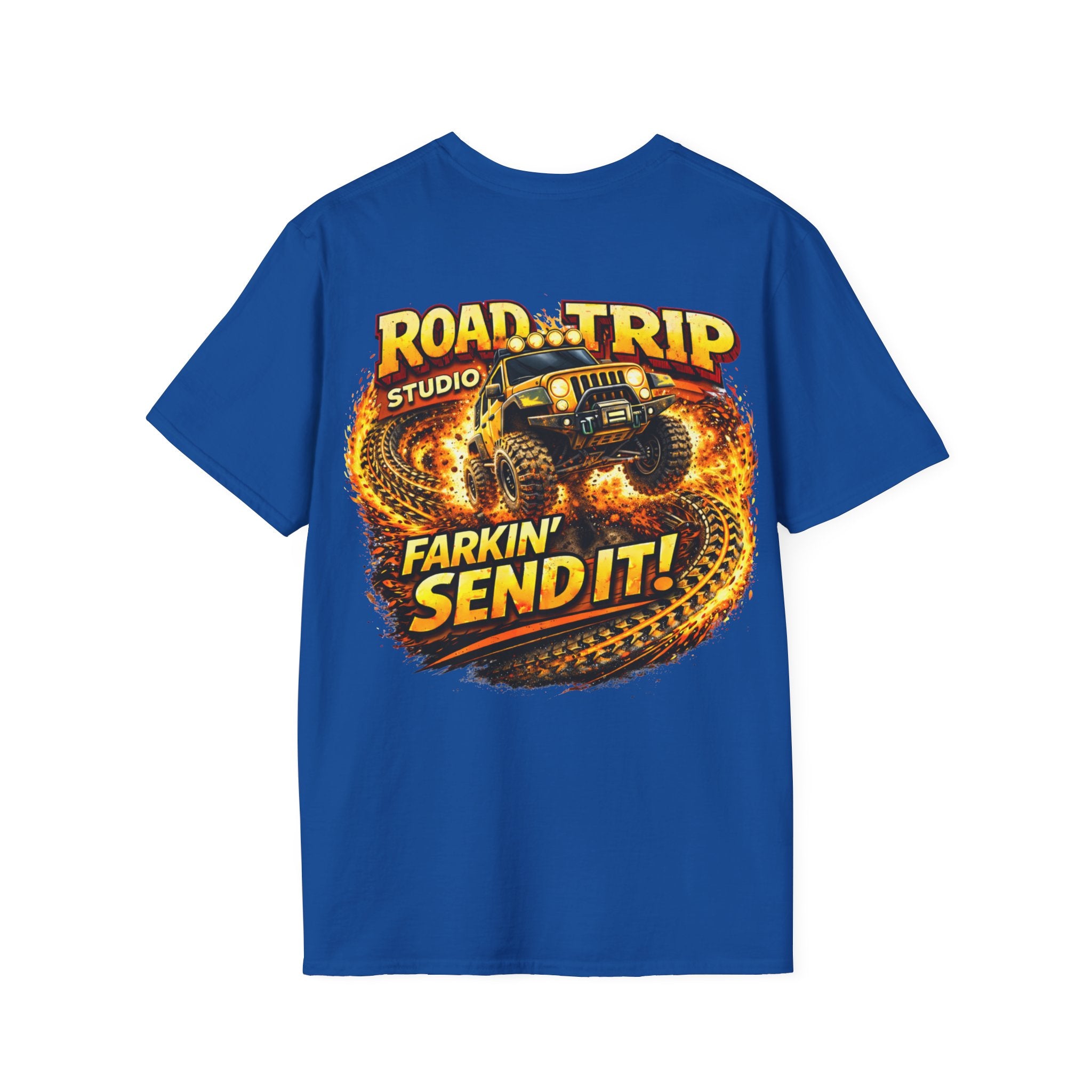 Farkin’ Send It Jeep T-Shirt - Official Road Trip Merch