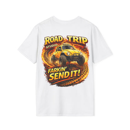 Farkin’ Send It Beetle Buggy T-Shirt - Official Road Trip Merch