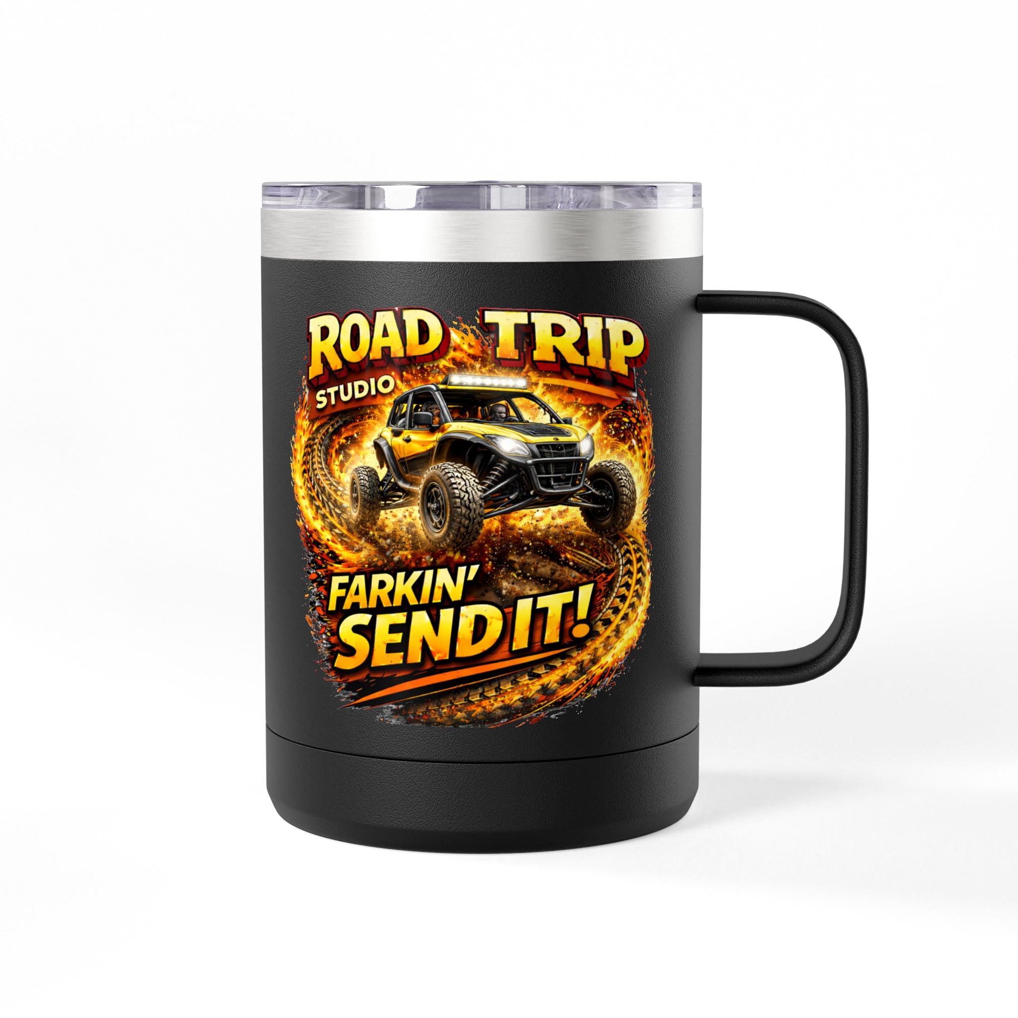 Farkin’ Send It Off-Road Buggy 15oz Travel Mug