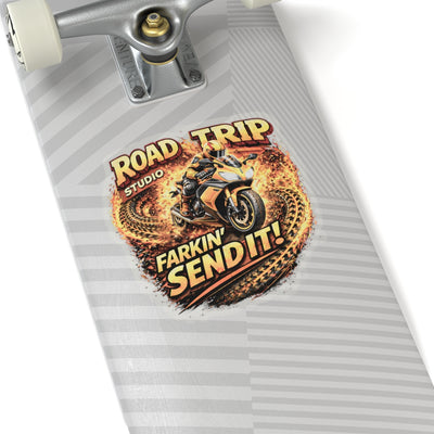 Farkin’ Send It Road Bike Sticker