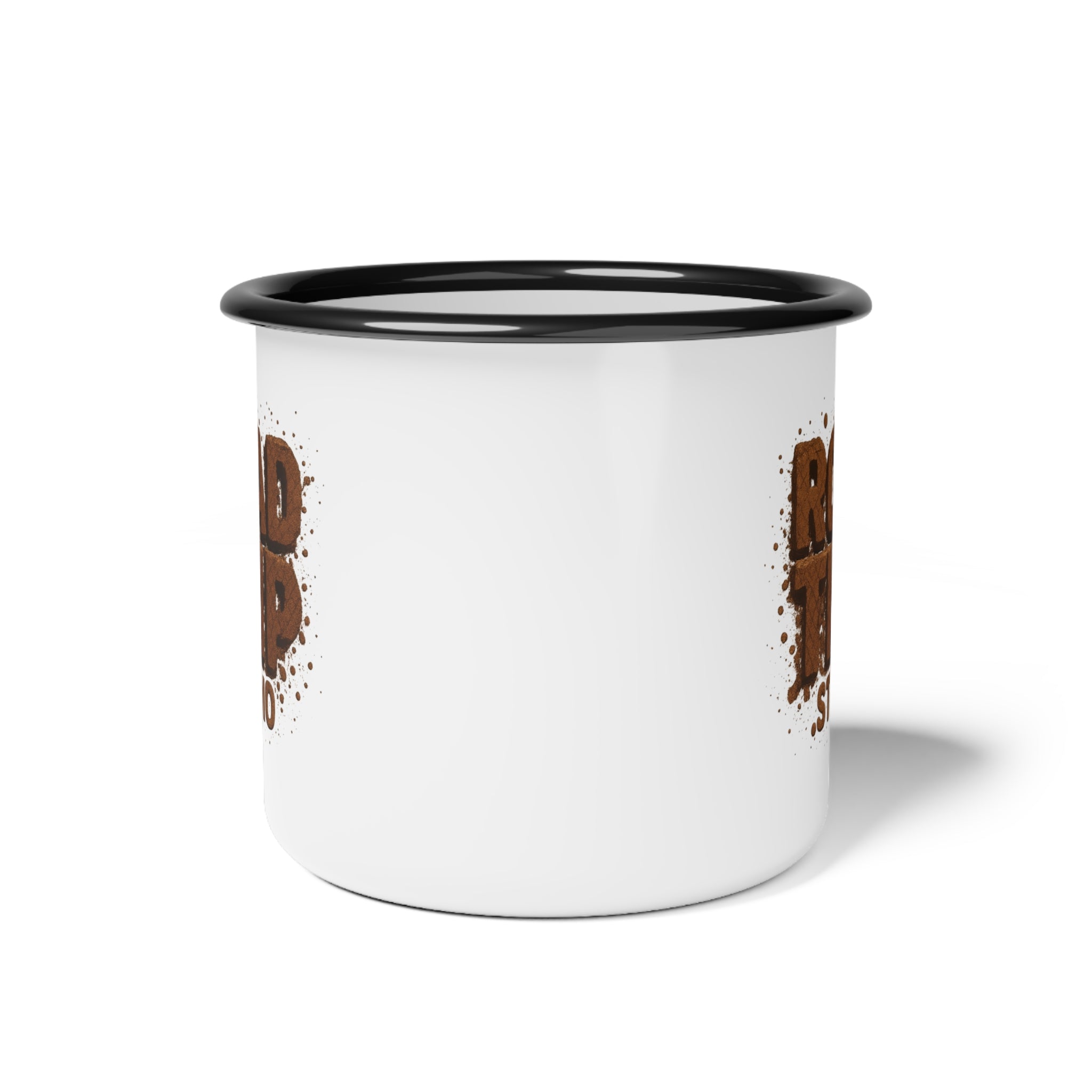 Enamel Camp Cup — Road Trip Mud Splatter Mug