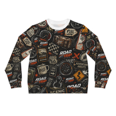 Road Trip Collage Crewneck