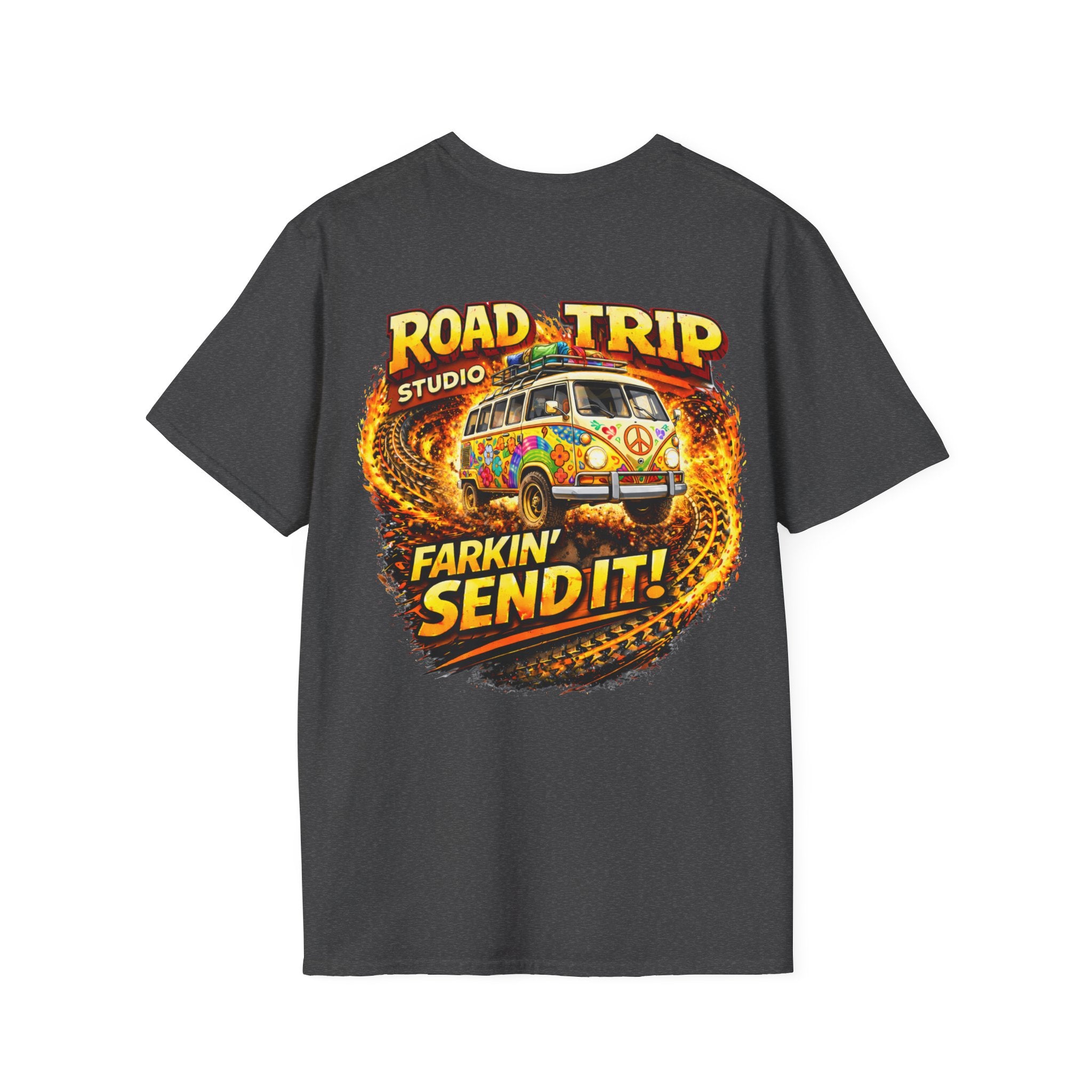 Farkin’ Send It Hippy Van T-Shirt - Official Road Trip Merch