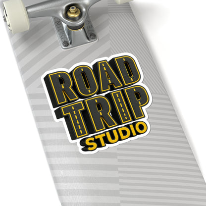 Road Trip Studio Highway Logo Stickers