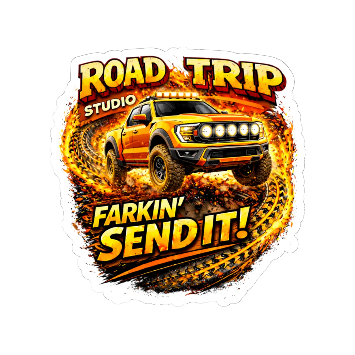 Farkin’ Send It Off-Road Ute Sticker