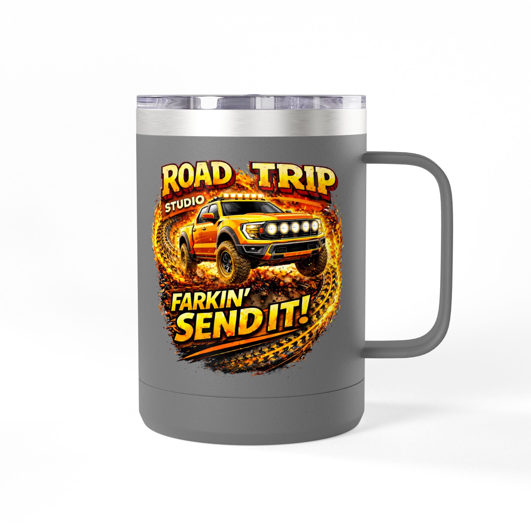Farkin’ Send It Off-Road Ute 15oz Travel Mug