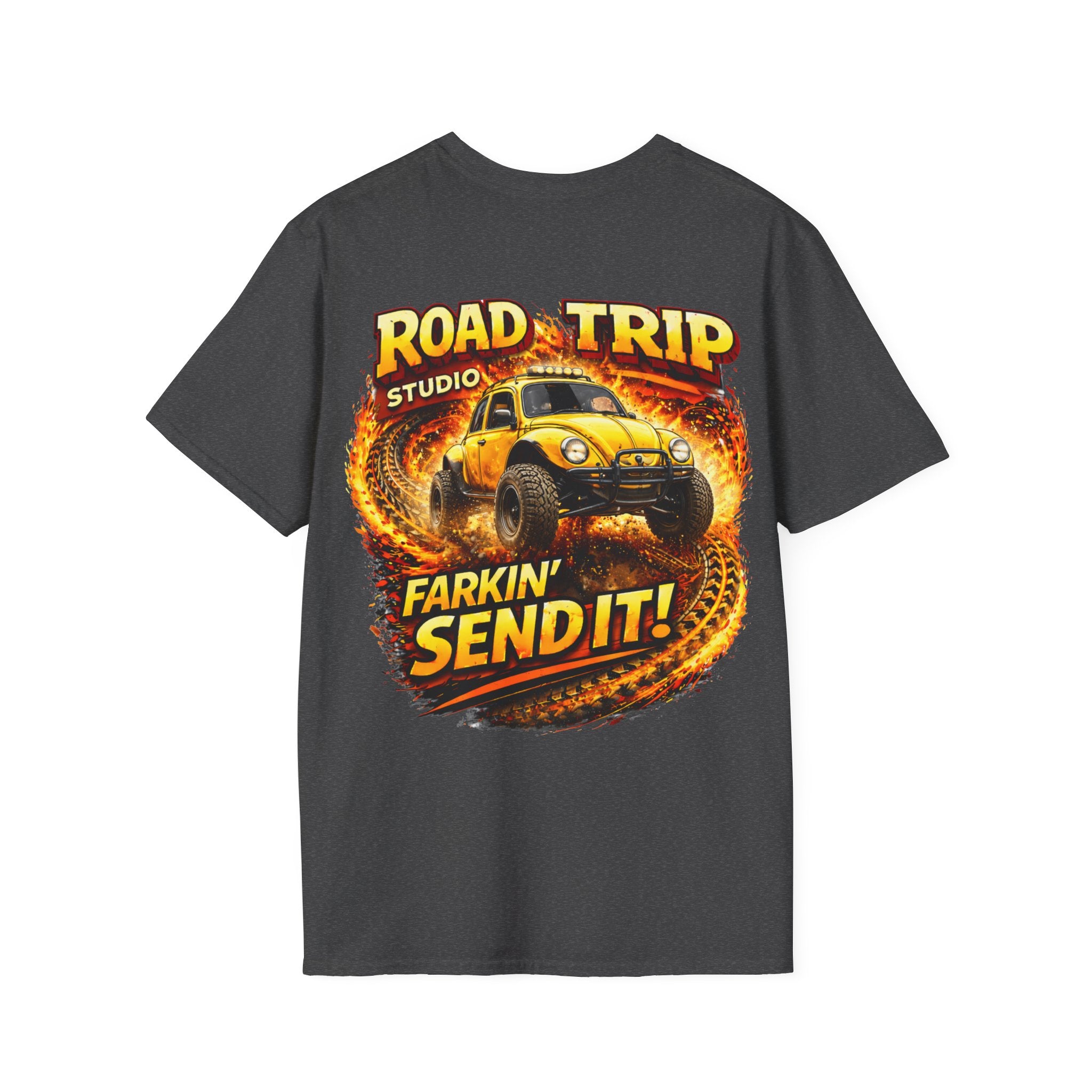 Farkin’ Send It Beetle Buggy T-Shirt - Official Road Trip Merch
