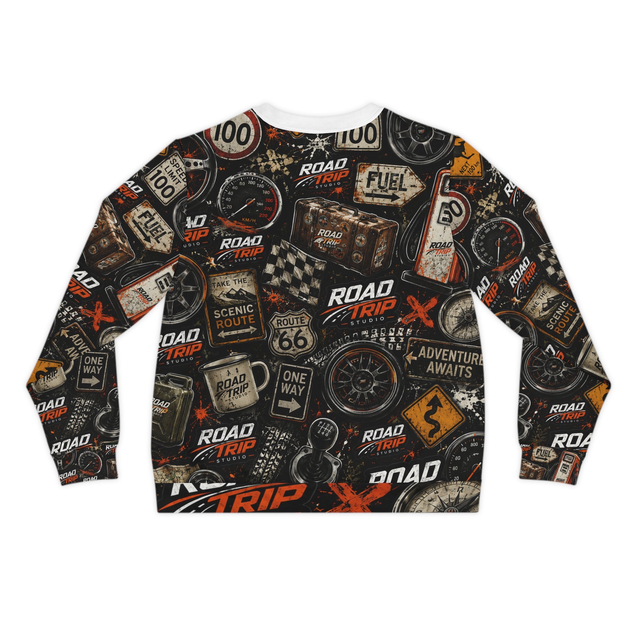 Road Trip Collage Crewneck
