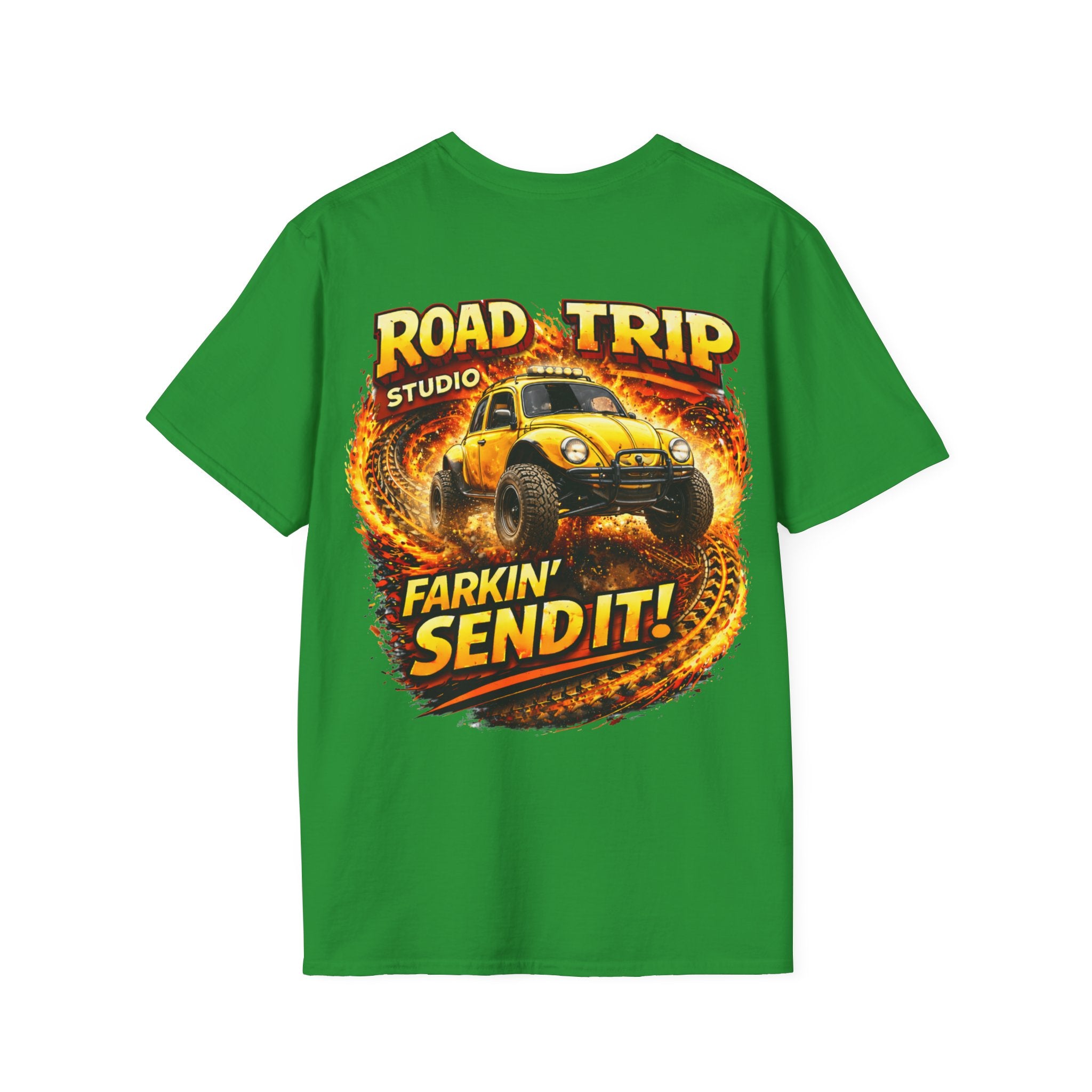 Farkin’ Send It Beetle Buggy T-Shirt - Official Road Trip Merch