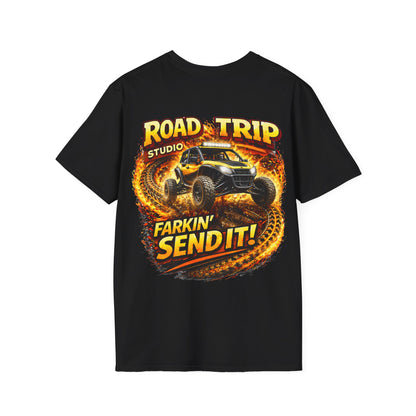 Farkin’ Send It Race Buggy T-Shirt - Official Road Trip Merch