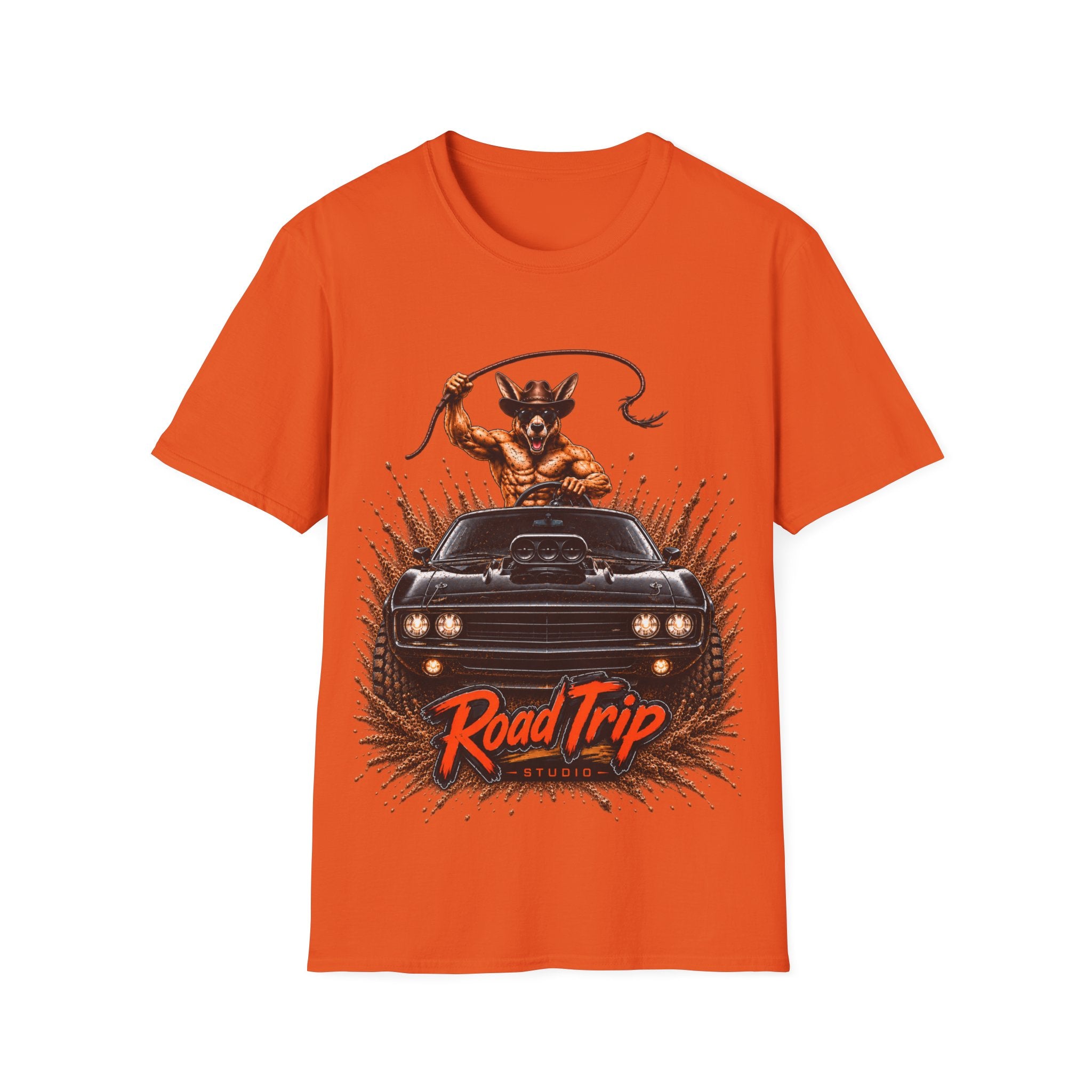 Cowboy Kangaroo Muscle Car Tee