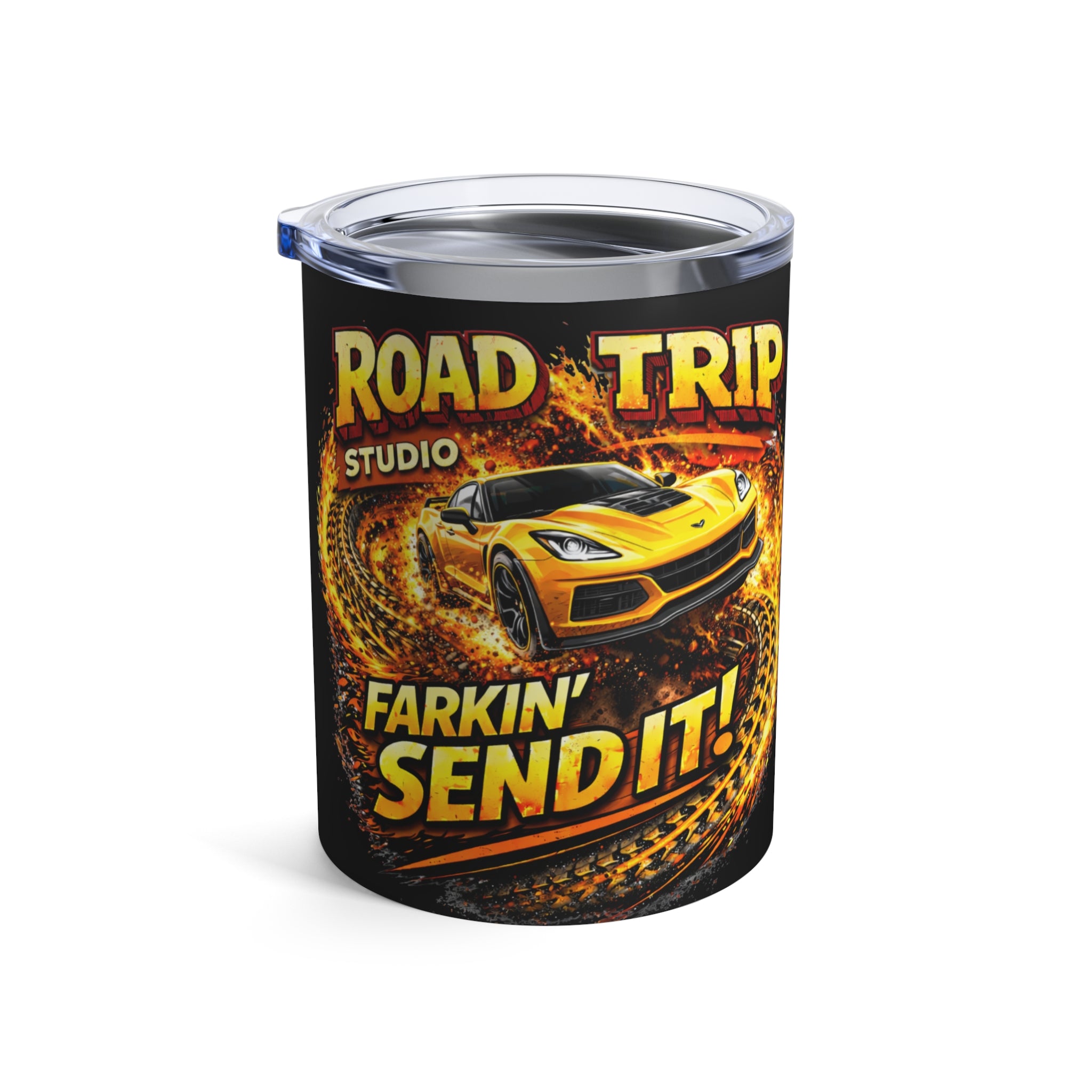 10oz Farkin’ Send It Sports Car Tumbler