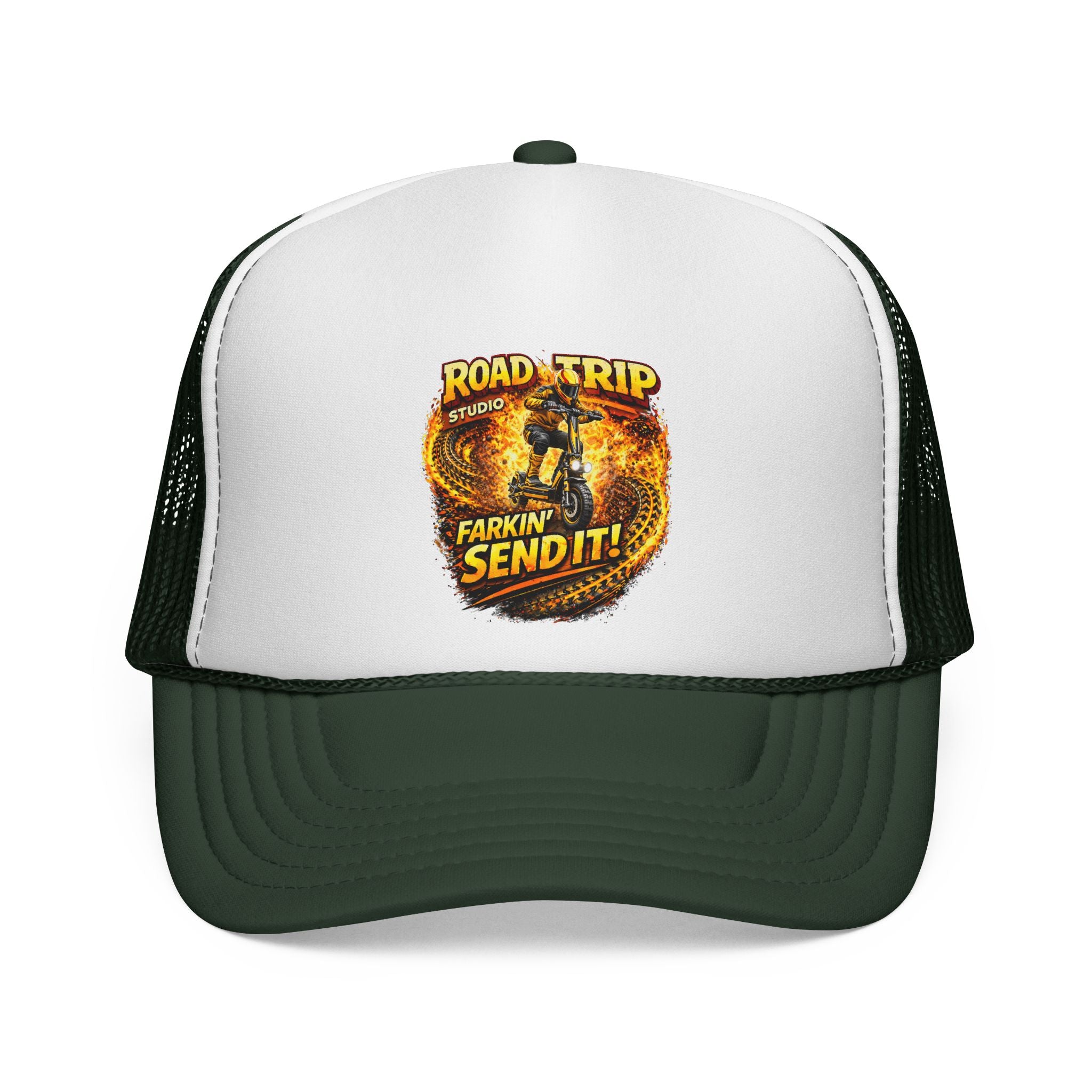 Farkin’ Send It Electric Scooter Trucker Cap