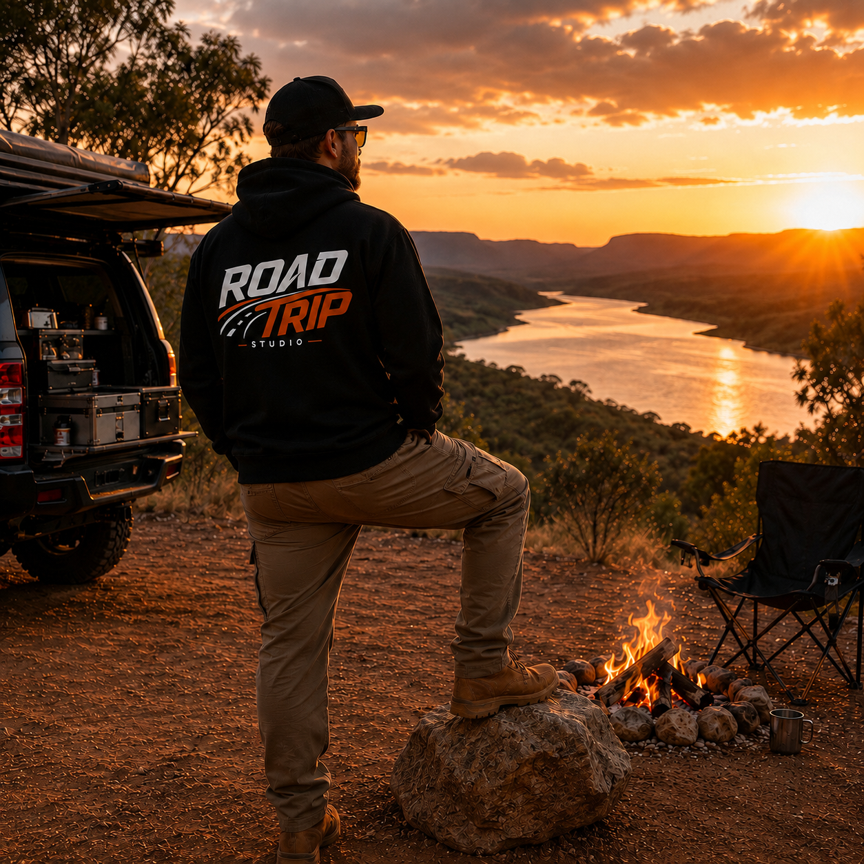 Road Trip Factory Race Zip Hoodie