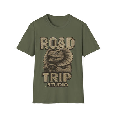 Road Trippin’ Frilled Neck Tee
