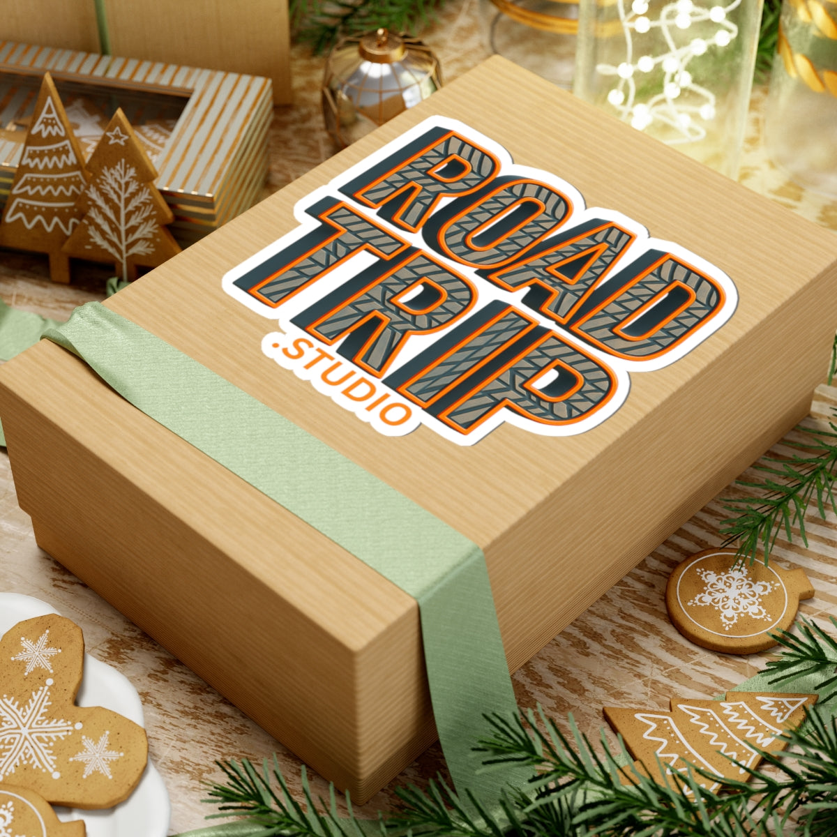 Road Trip Studio Neon Tire Tread Stickers