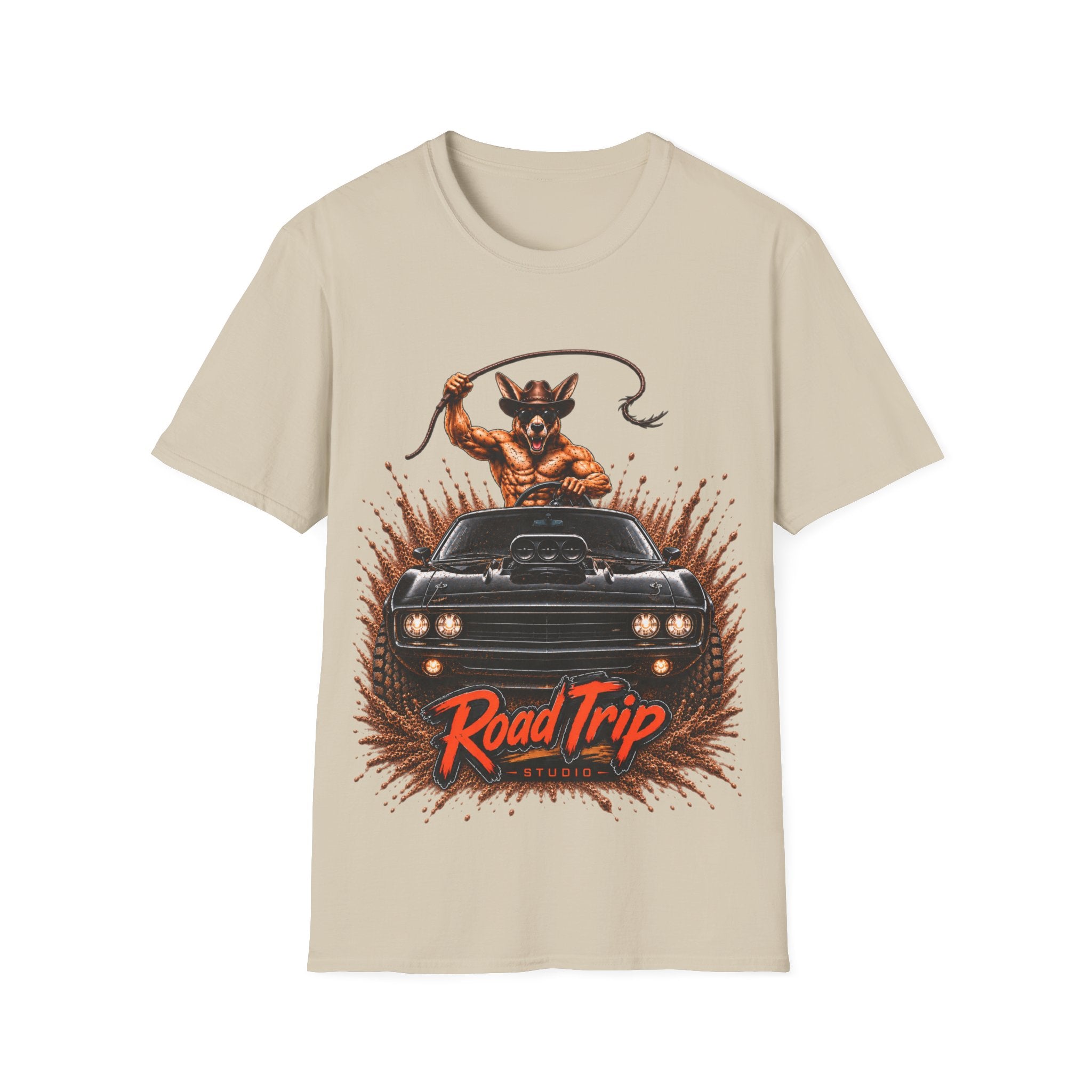 Cowboy Kangaroo Muscle Car Tee
