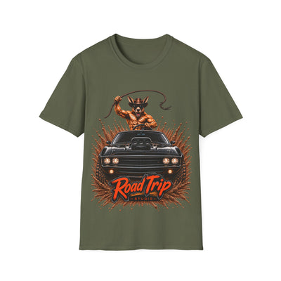 Cowboy Kangaroo Muscle Car Tee
