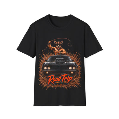 Cowboy Kangaroo Muscle Car Tee