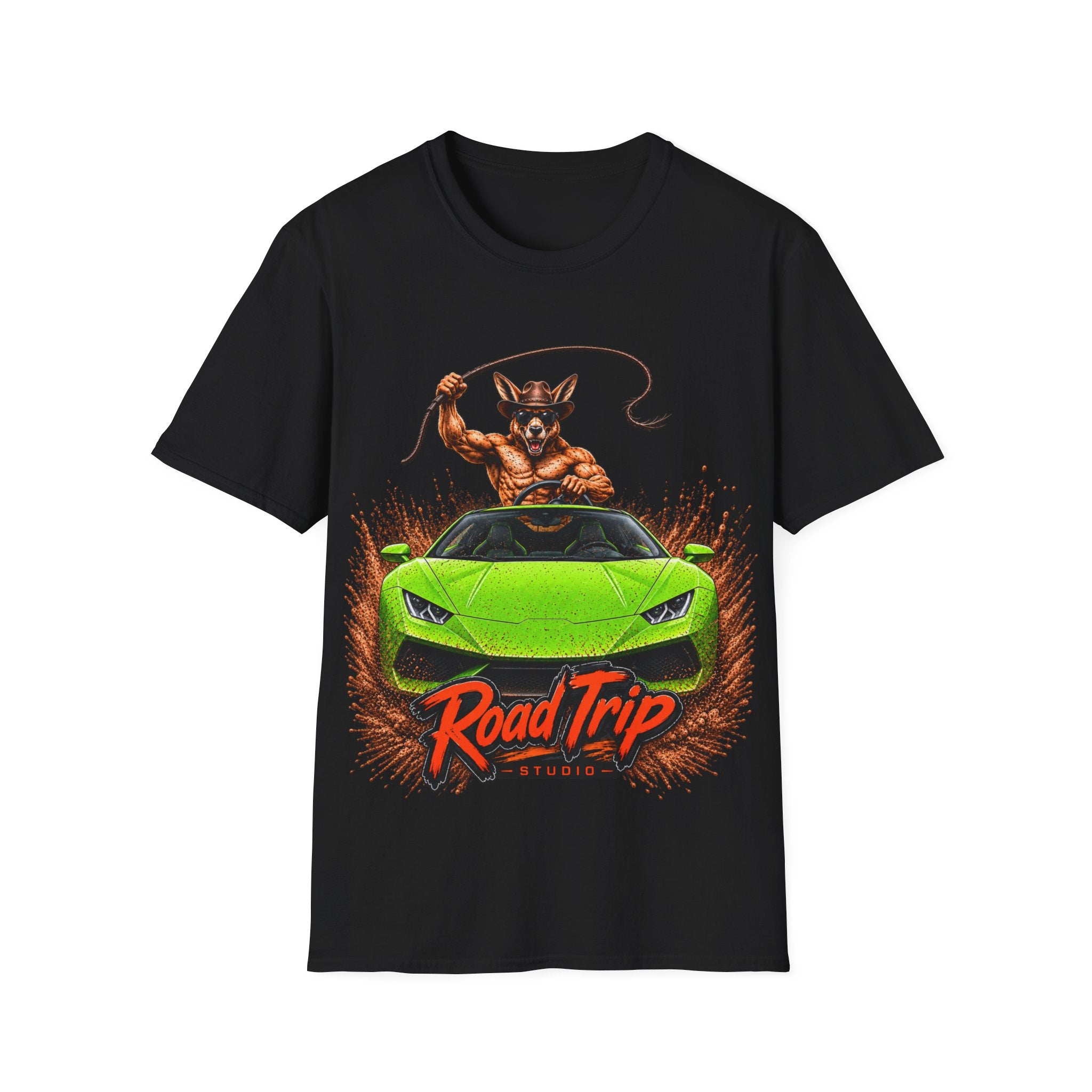 Cowboy Kangaroo Sports Car Tee