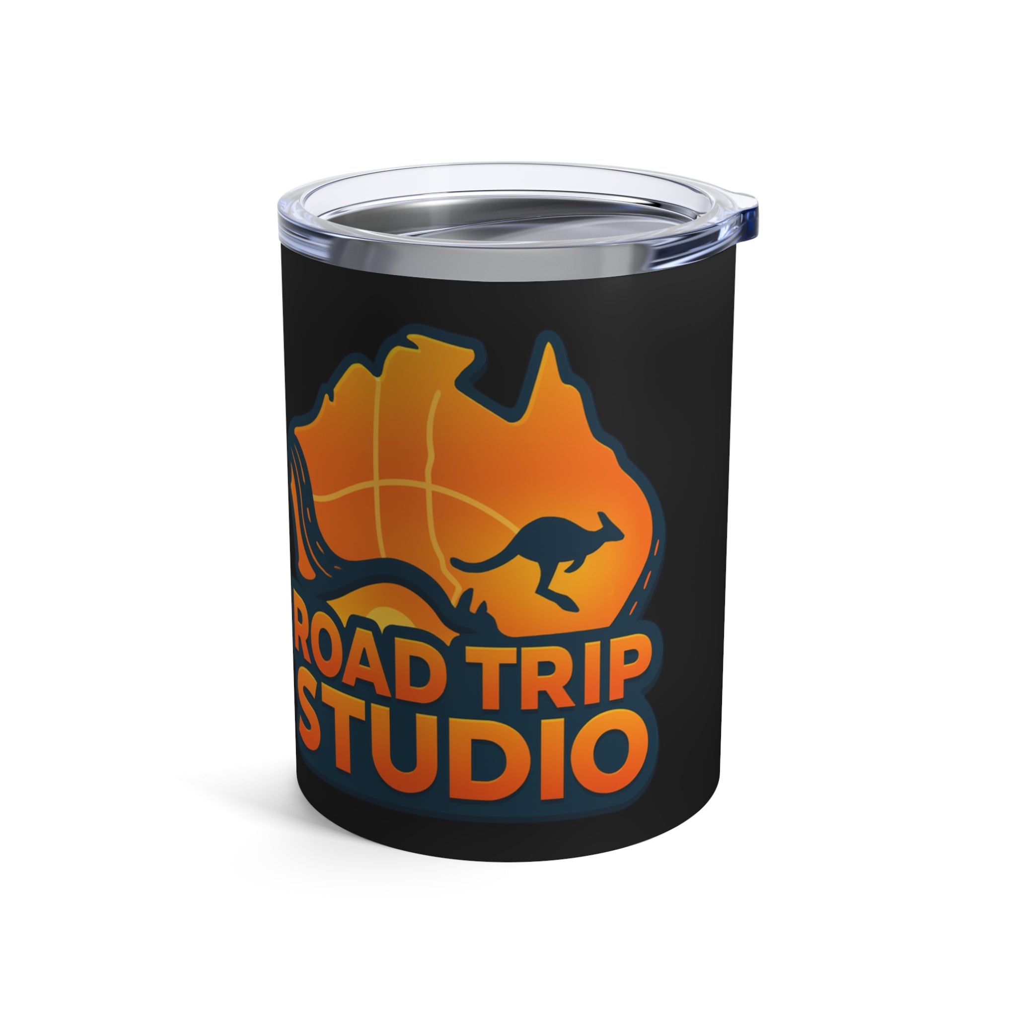 10oz Road Trip Studio Tumbler — Retro Adventure Coffee Canister