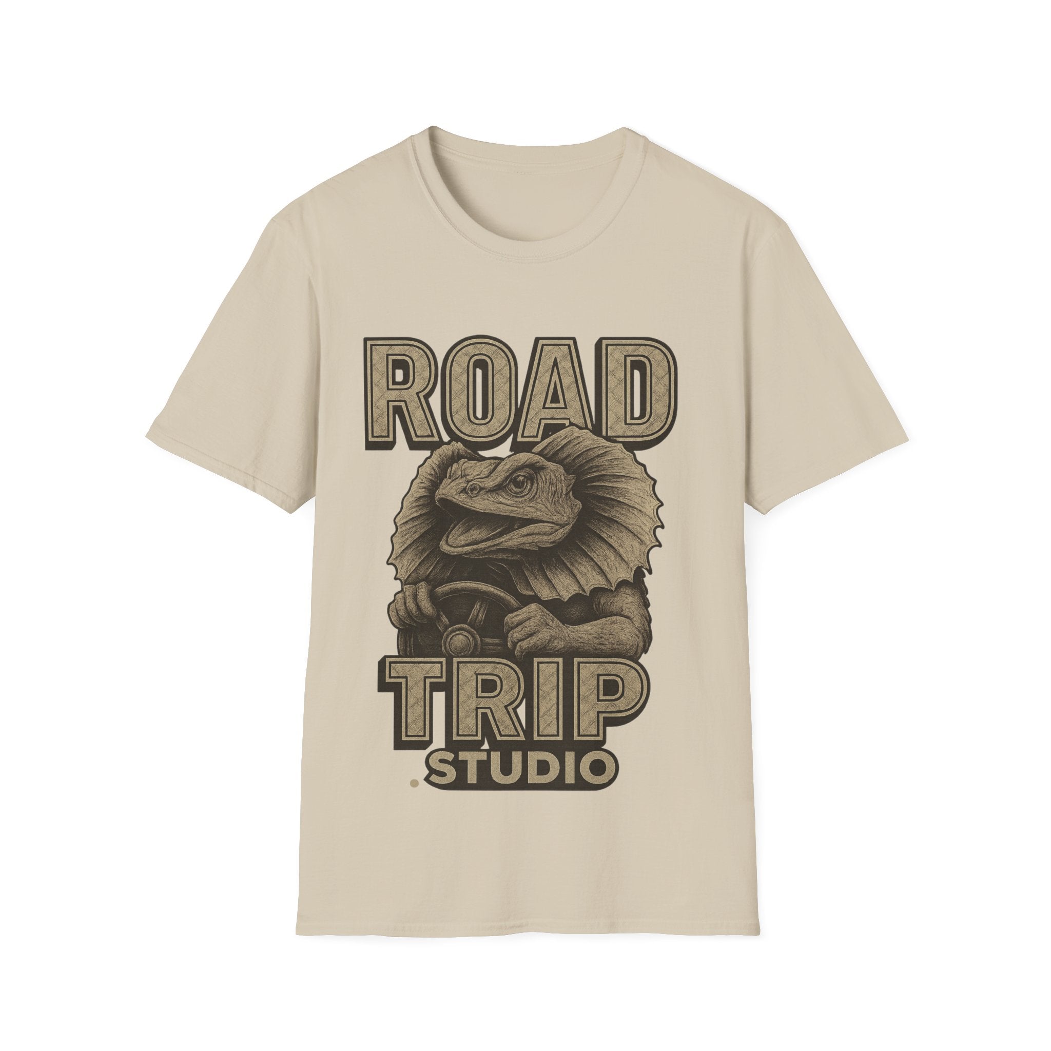Road Trippin’ Frilled Neck Tee