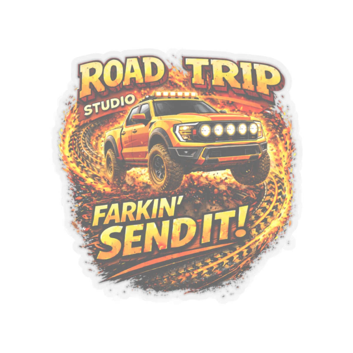 Farkin’ Send It Off-Road Ute Sticker