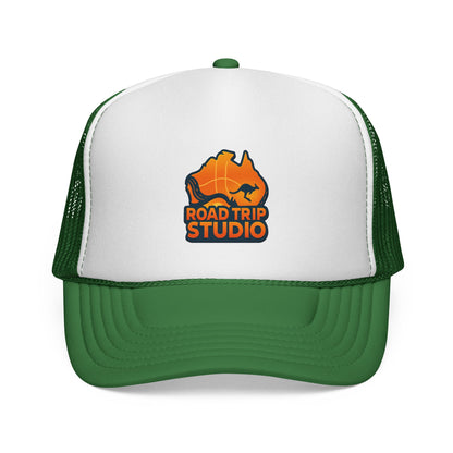 Road Trip Studio Trucker Cap — Aussie Map Logo Mesh Hat