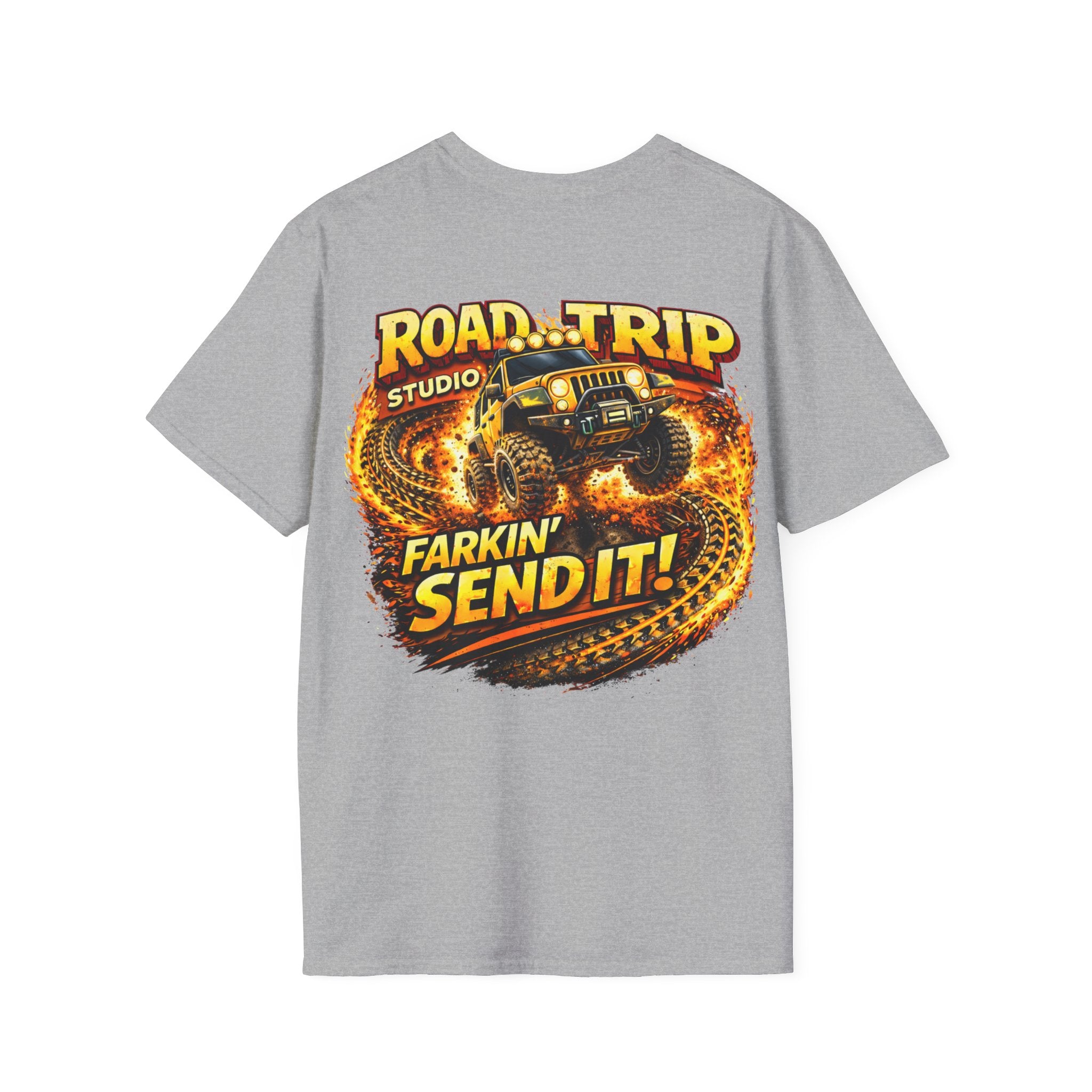 Farkin’ Send It Jeep T-Shirt - Official Road Trip Merch
