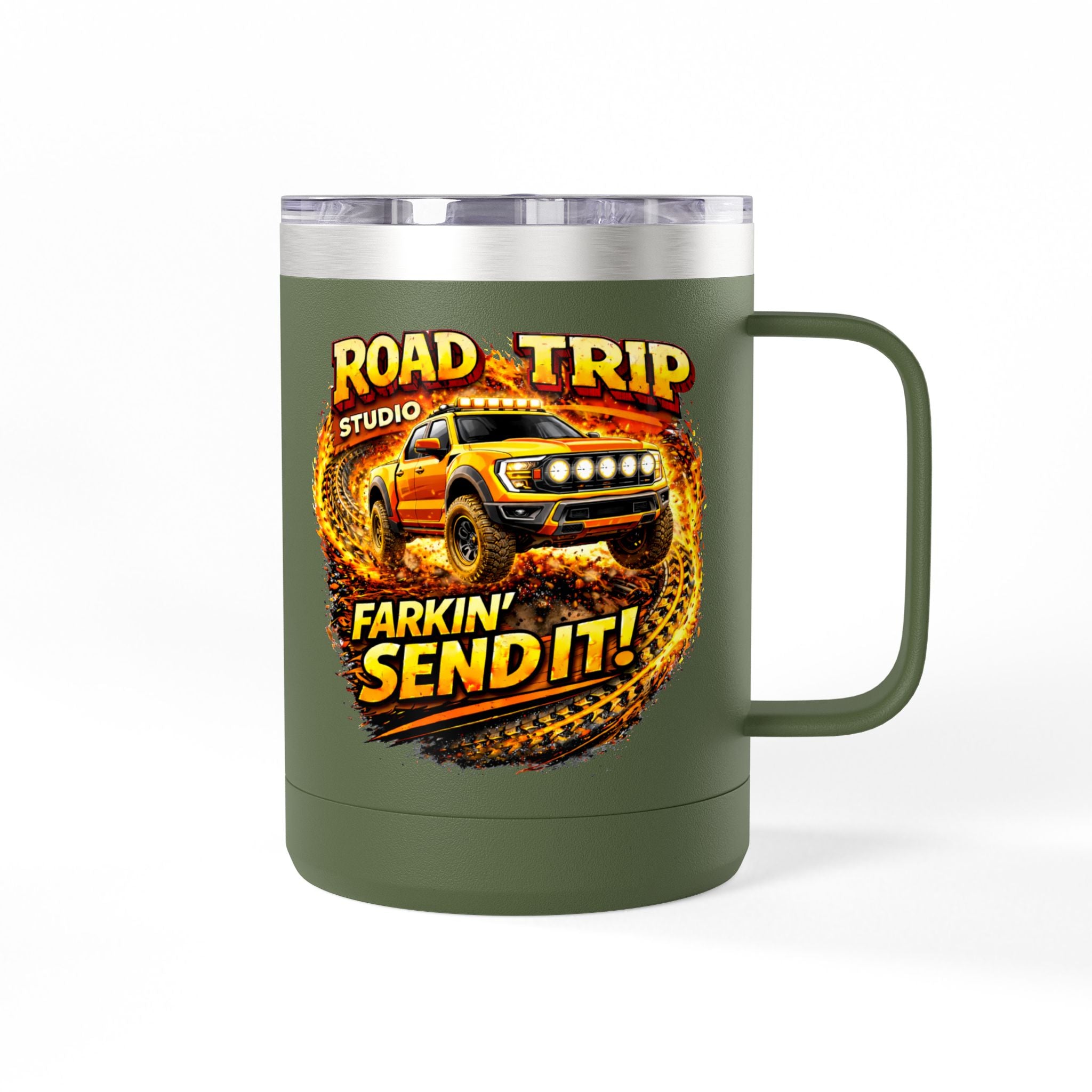 Farkin’ Send It Off-Road Ute 15oz Travel Mug